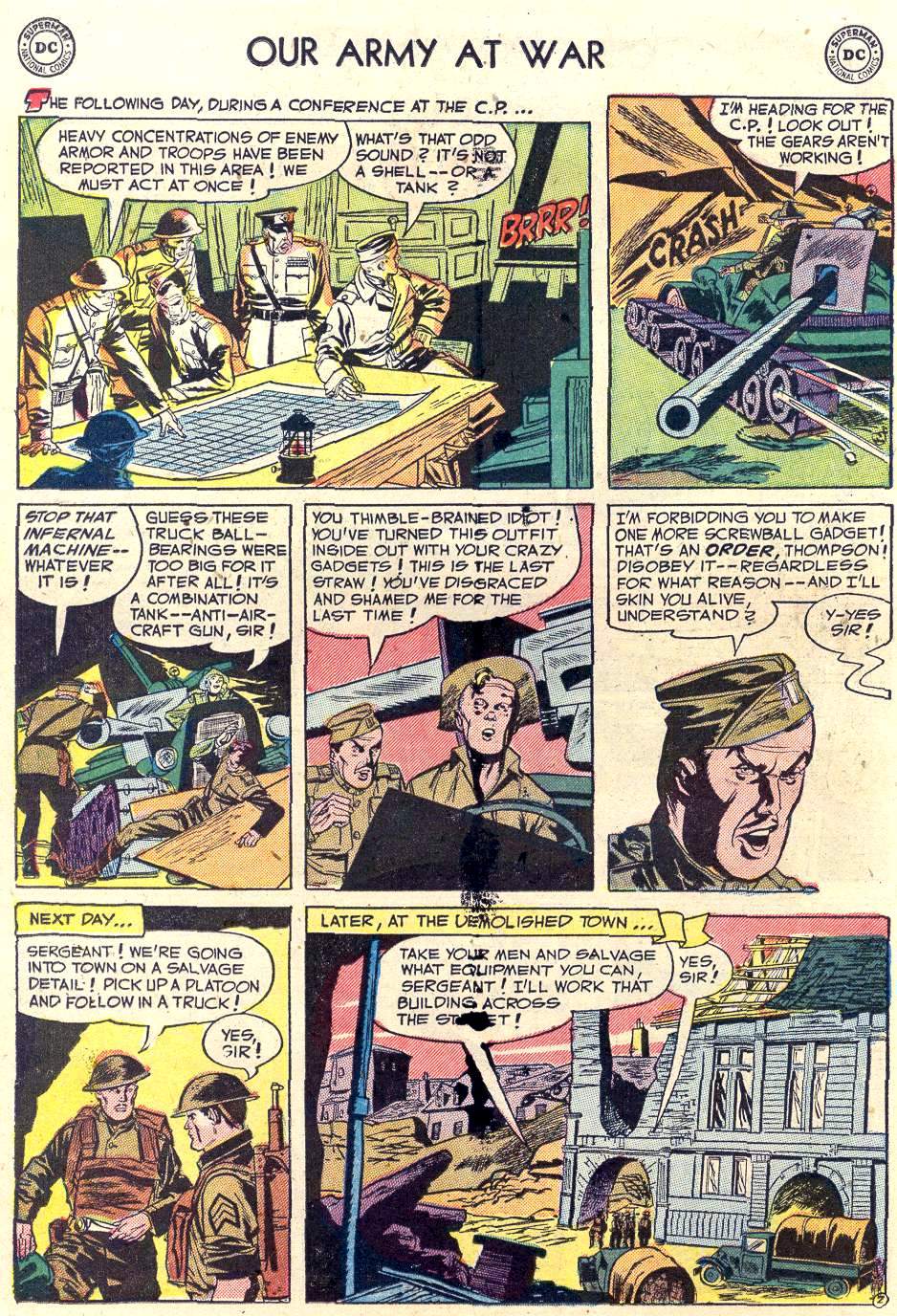 Read online Our Army at War (1952) comic -  Issue #8 - 14