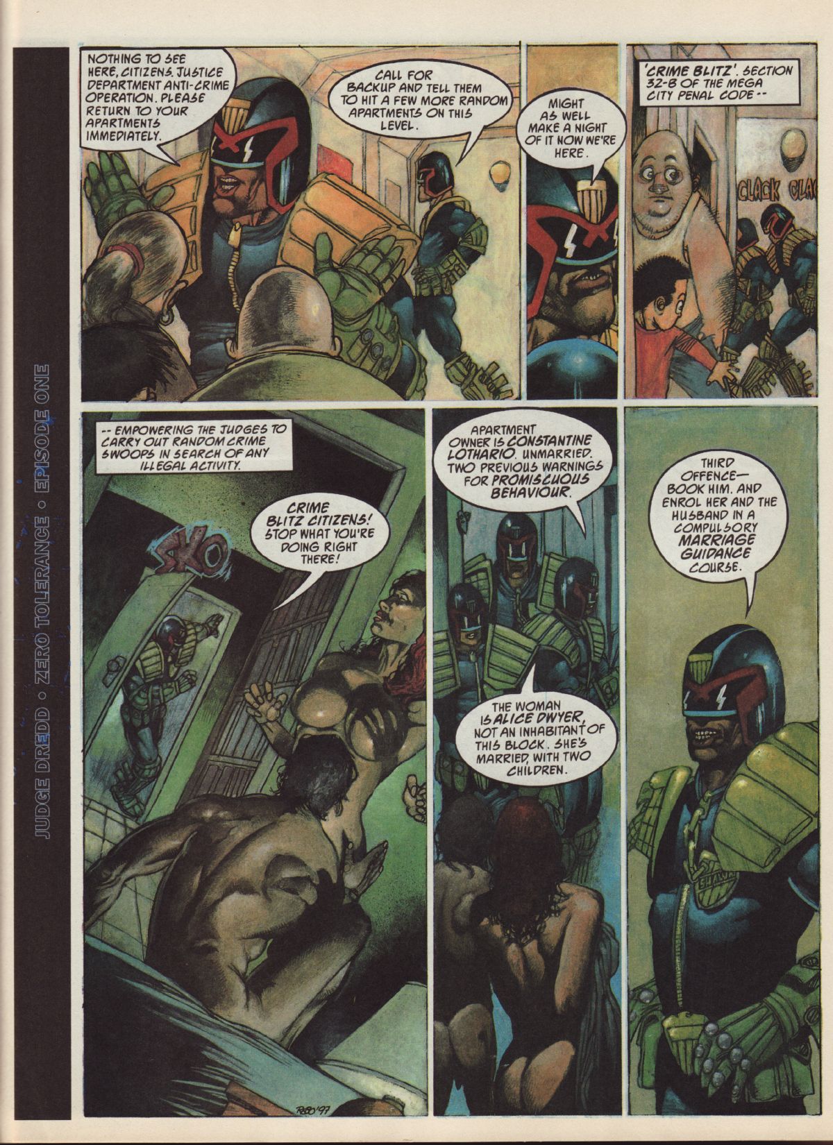 Read online Judge Dredd Megazine (vol. 3) comic -  Issue #31 - 31