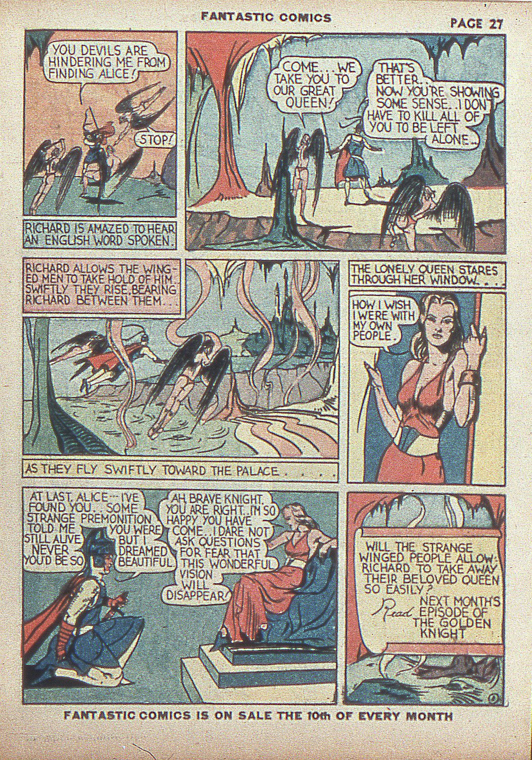 Read online Fantastic Comics comic -  Issue #4 - 29