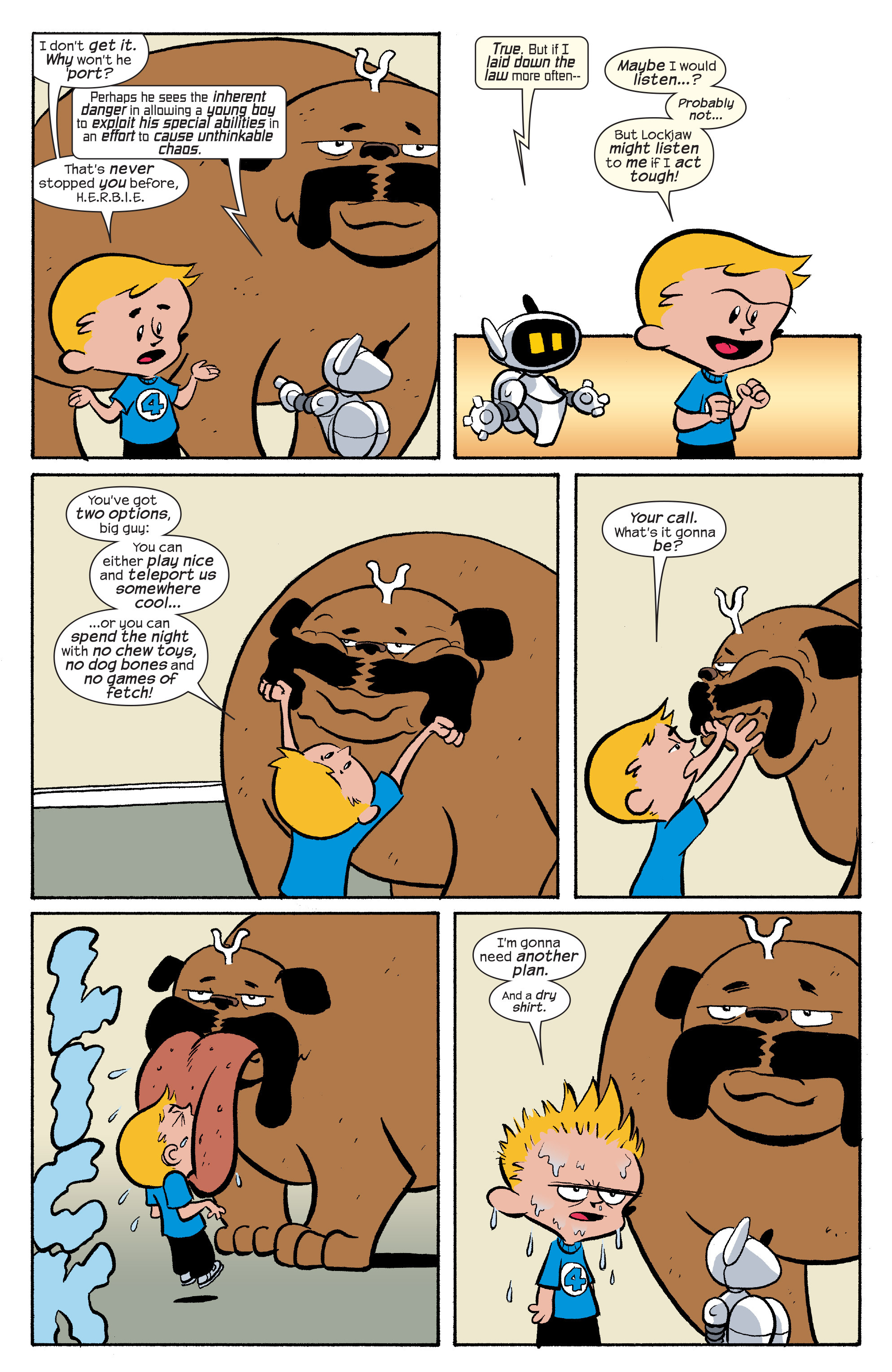 Read online Franklin Richards: Fall Football Fiasco! comic -  Issue # Full - 9