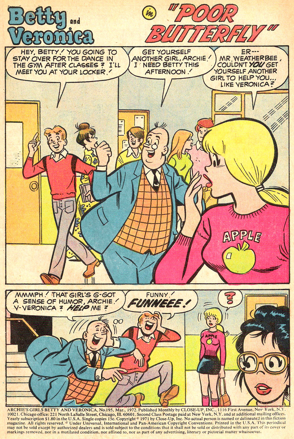 Read online Archie's Girls Betty and Veronica comic -  Issue #195 - 3