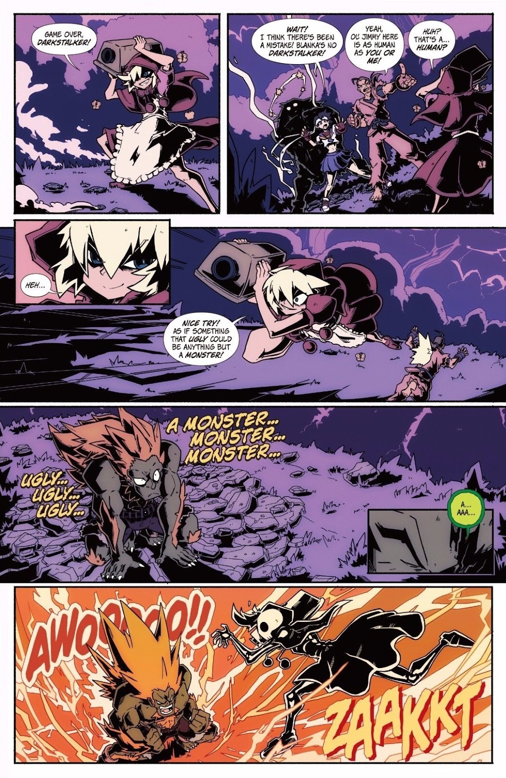 Street Fighter VS Darkstalkers issue 4 - Page 23