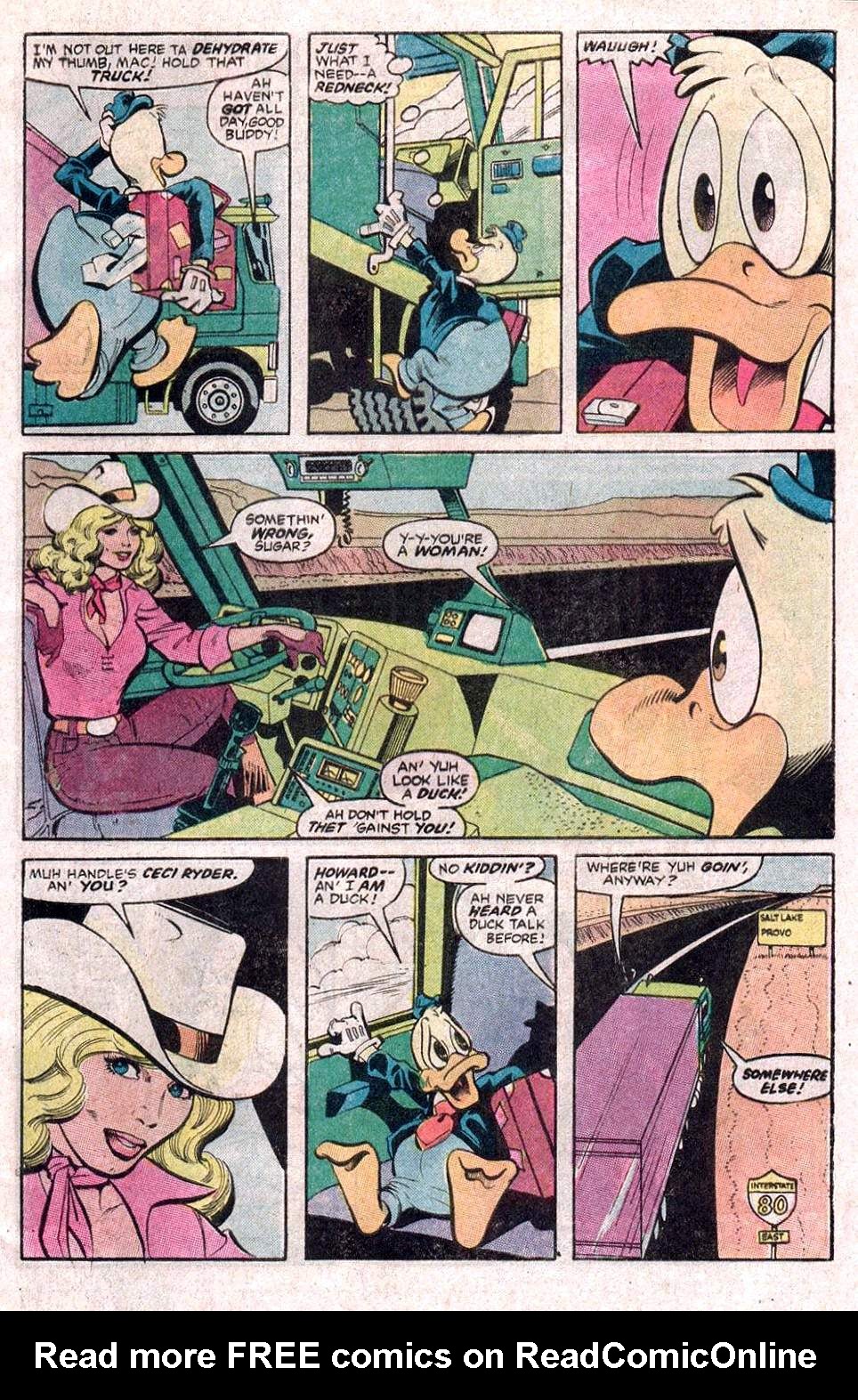 Read online Howard the Duck (1976) comic -  Issue #32 - 4