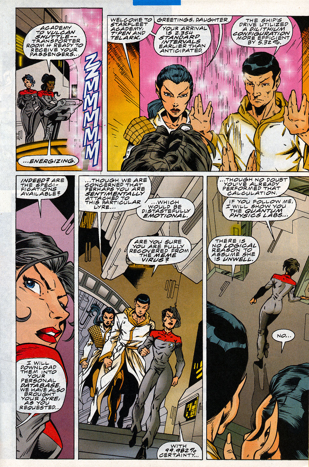Read online Star Trek: Starfleet Academy (1996) comic -  Issue #13 - 16