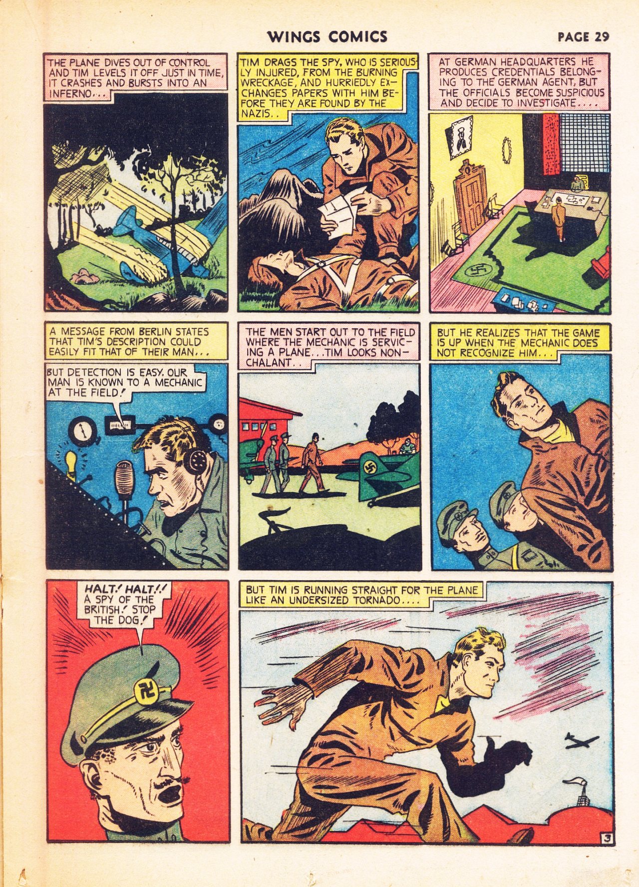 Read online Wings Comics comic -  Issue #8 - 31