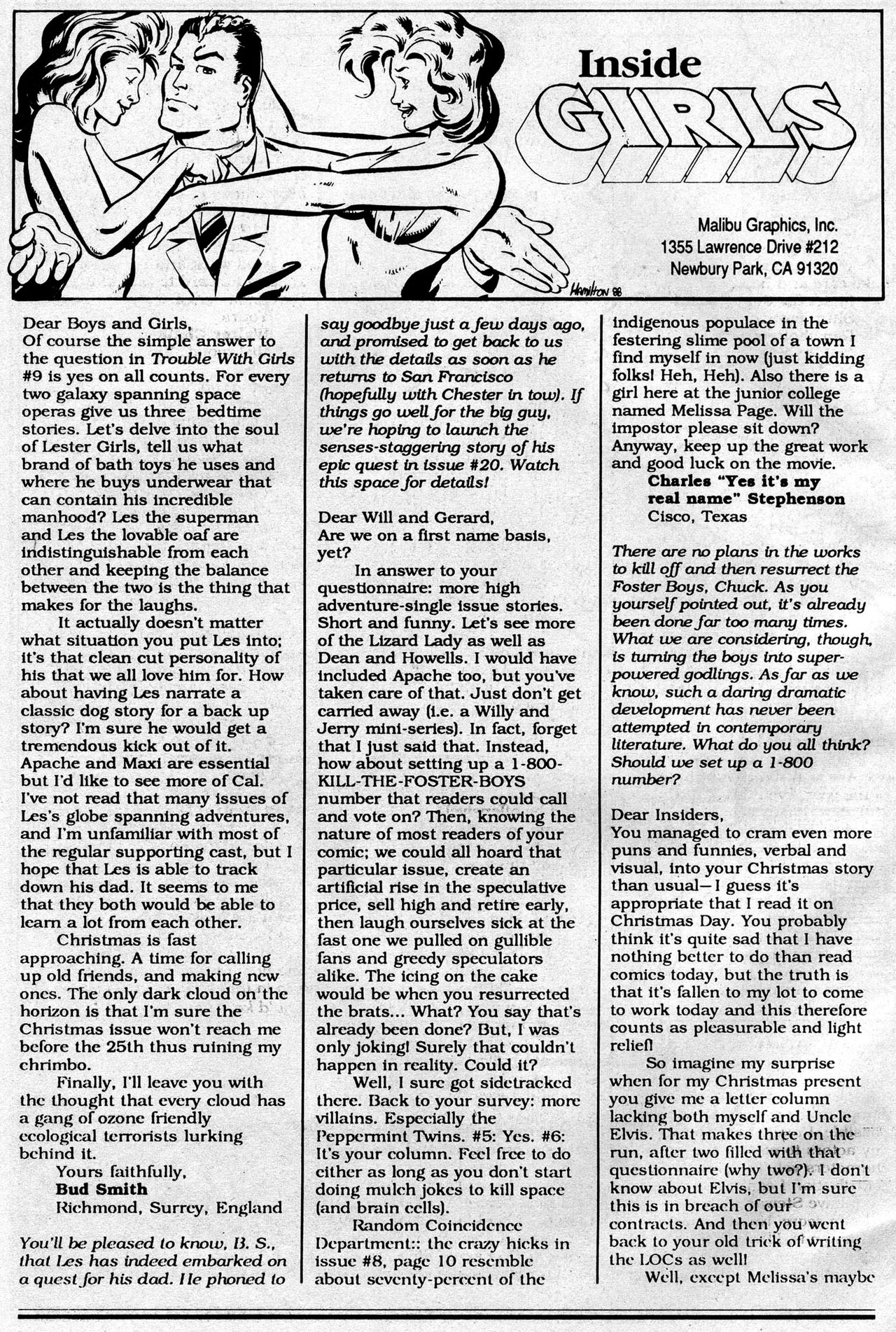 Read online The Trouble With Girls (1989) comic -  Issue #14 - 27