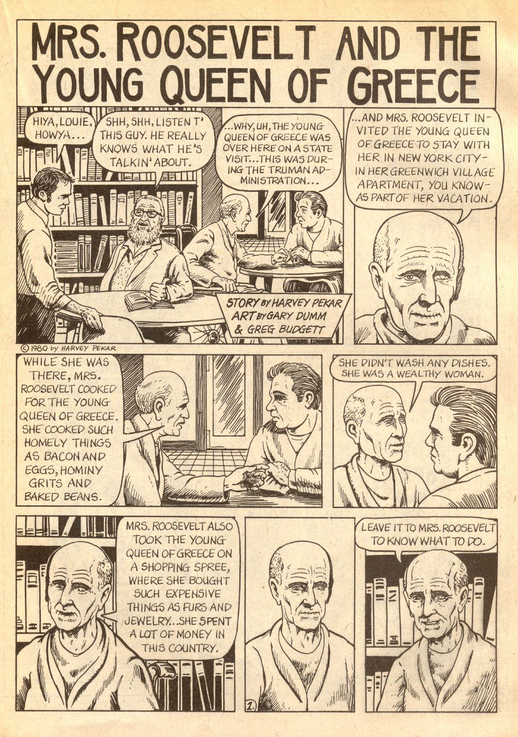 Read online American Splendor (1976) comic -  Issue #5 - 32
