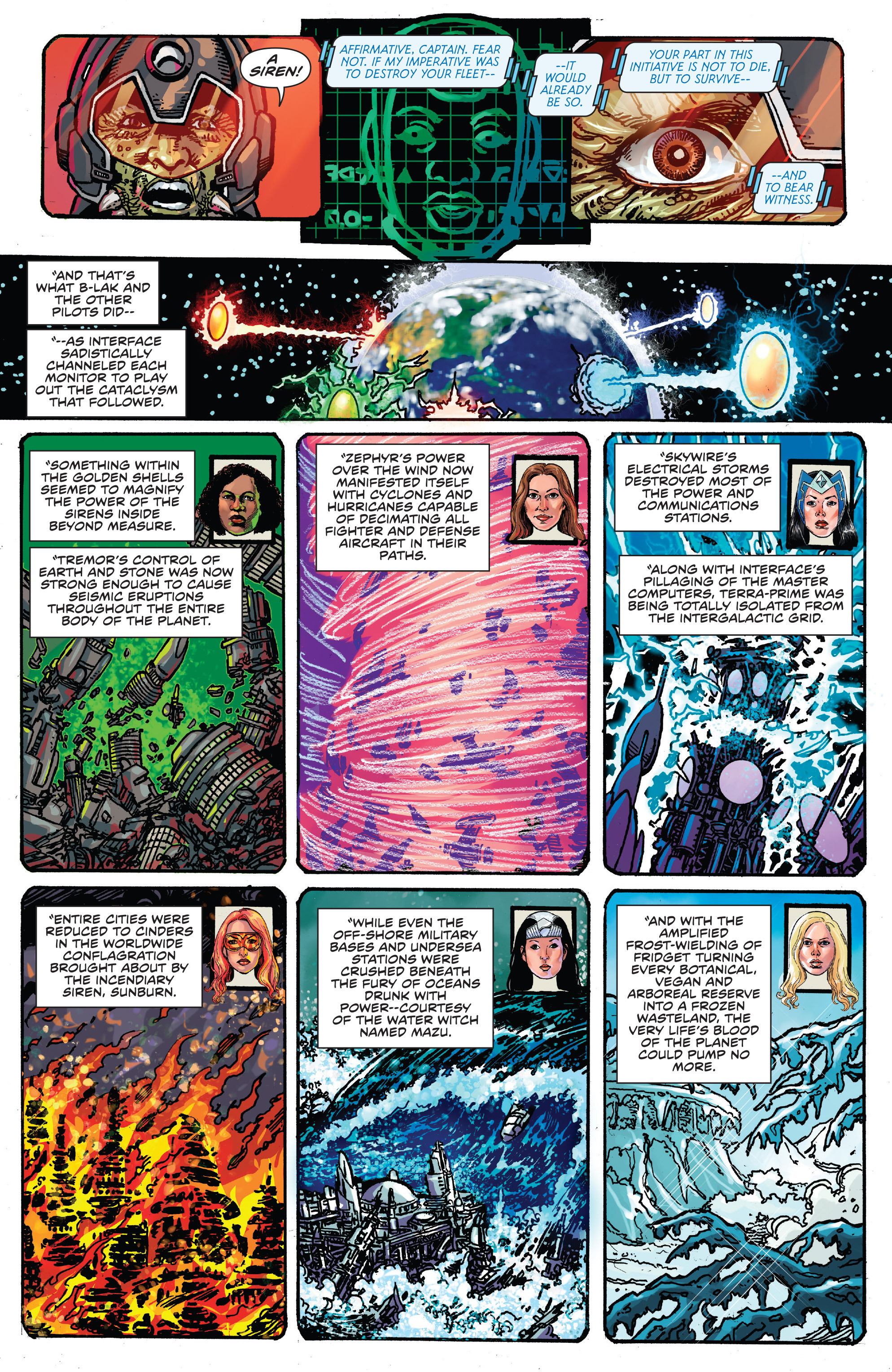 Read online George Pérez's Sirens comic -  Issue #4 - 4