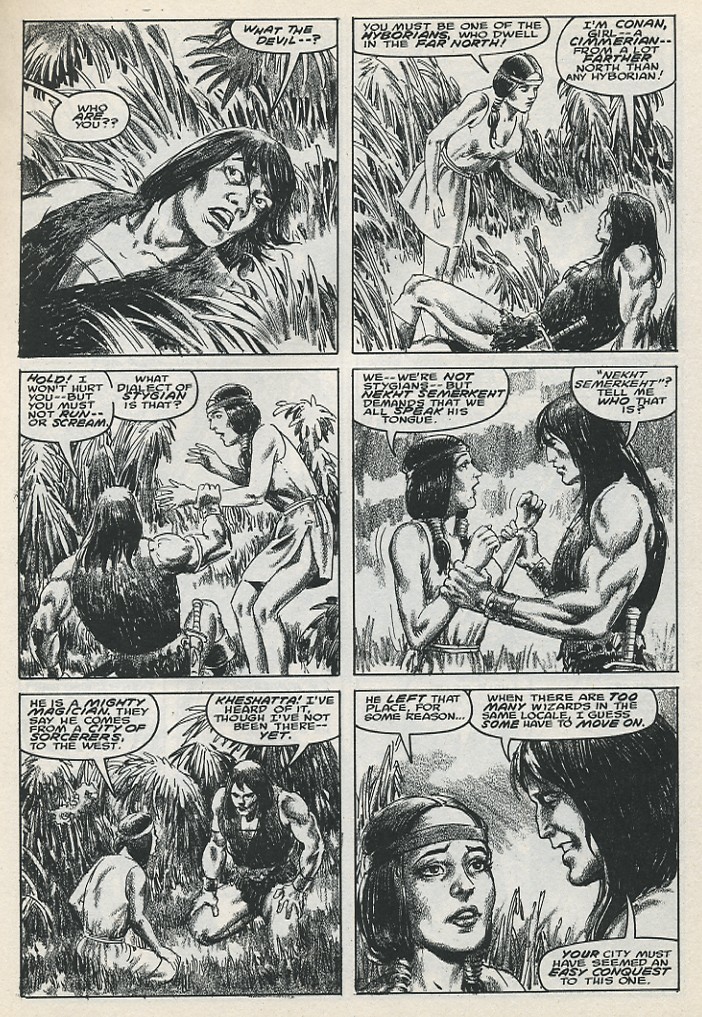 Read online The Savage Sword Of Conan comic -  Issue #223 - 19