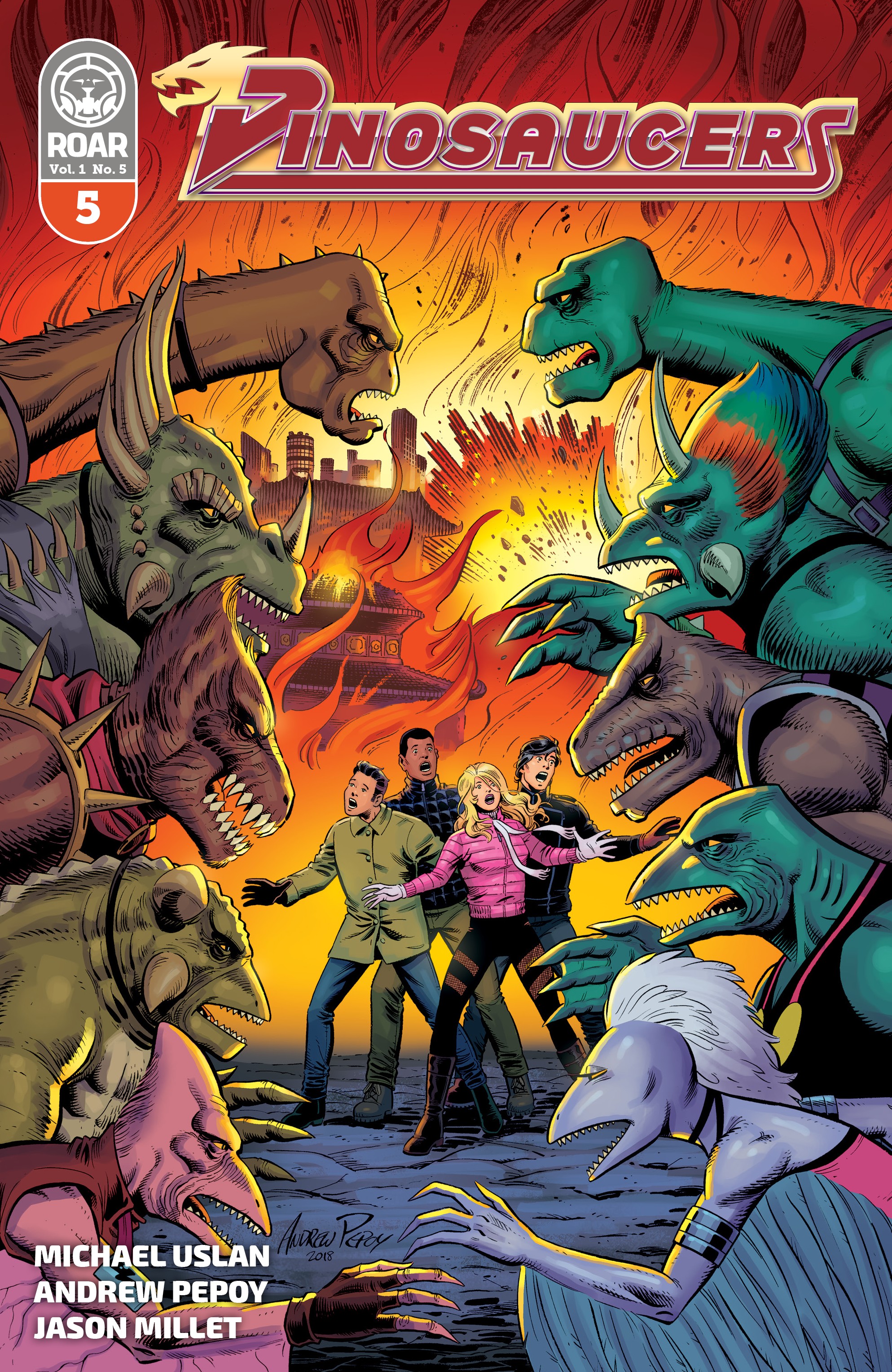 Read online Dinosaucers comic -  Issue #5 - 1