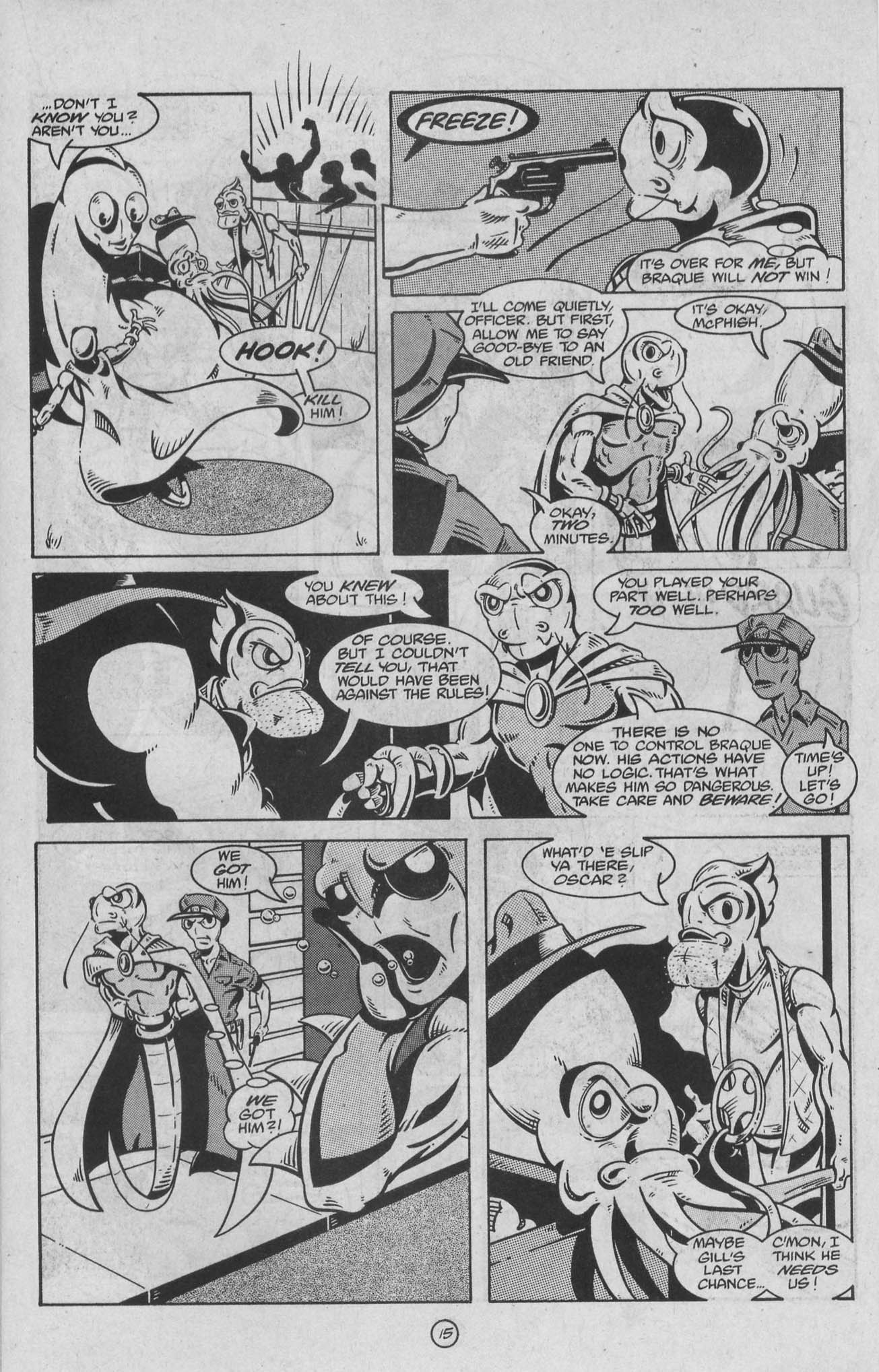 Read online The Fish Police comic -  Issue #19 - 17