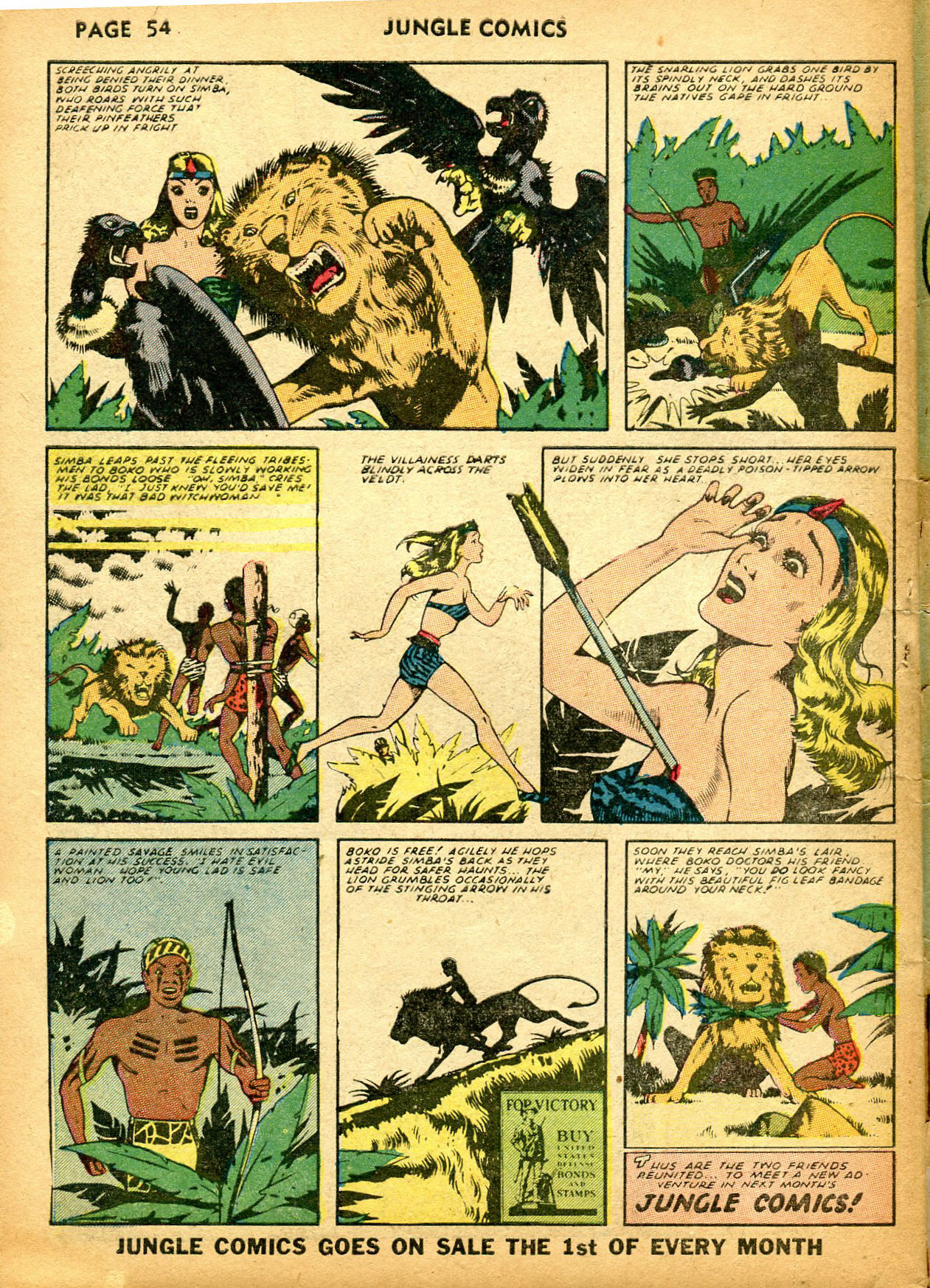 Read online Jungle Comics comic -  Issue #32 - 57