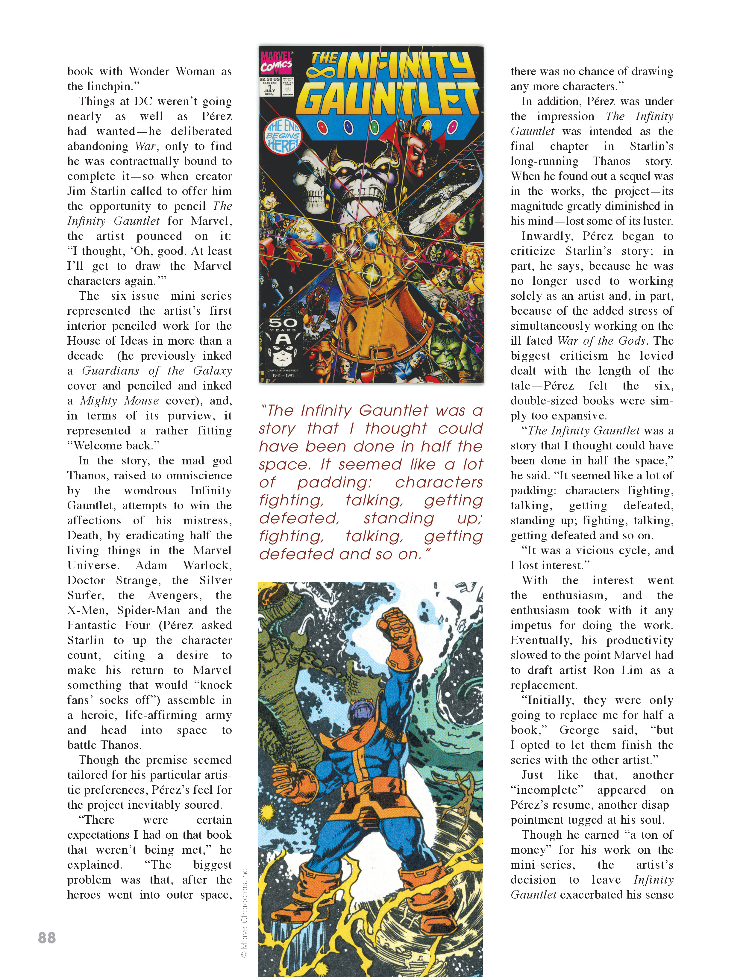 Read online George Perez Storyteller comic -  Issue # TPB 2 (Part 1) - 74