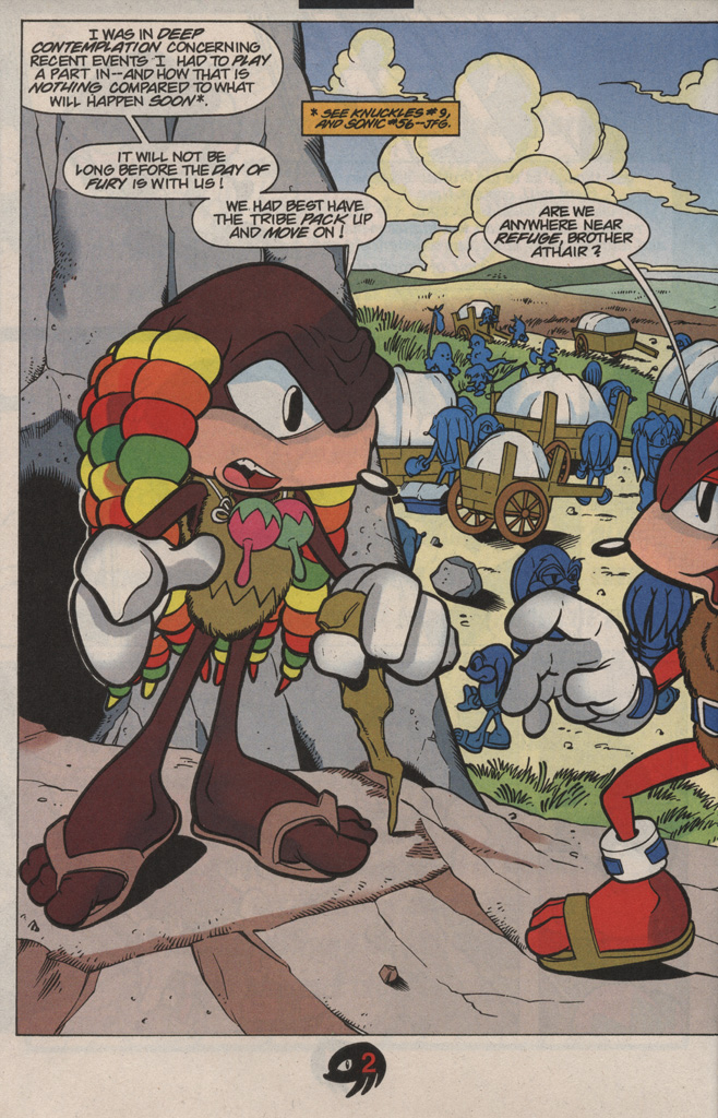 Read online Knuckles the Echidna comic -  Issue #10 - 6