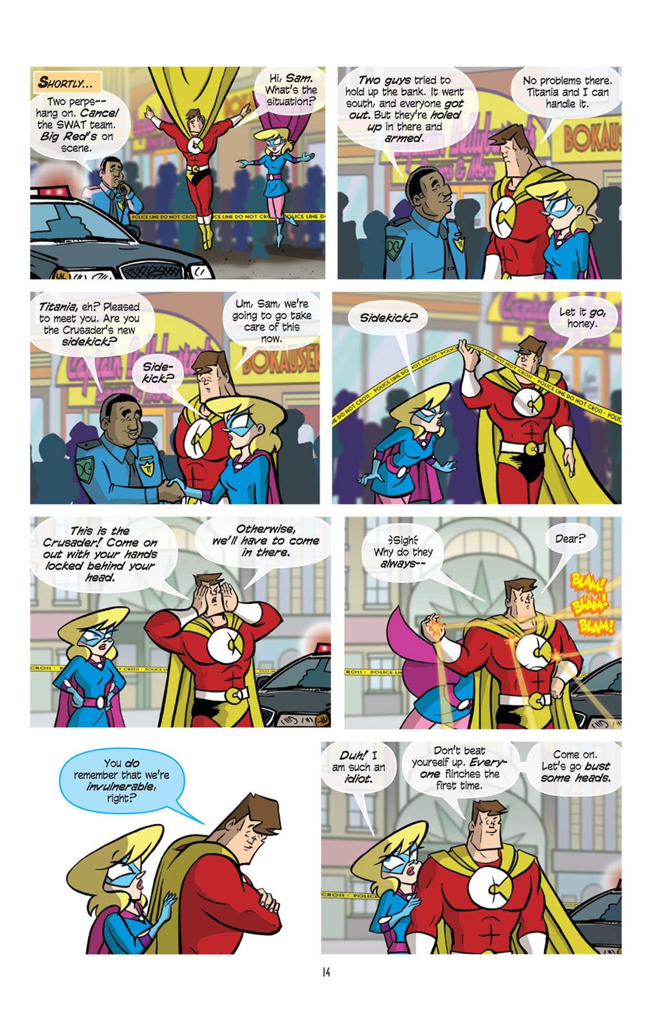 Read online Love and Capes comic -  Issue #10 - 16