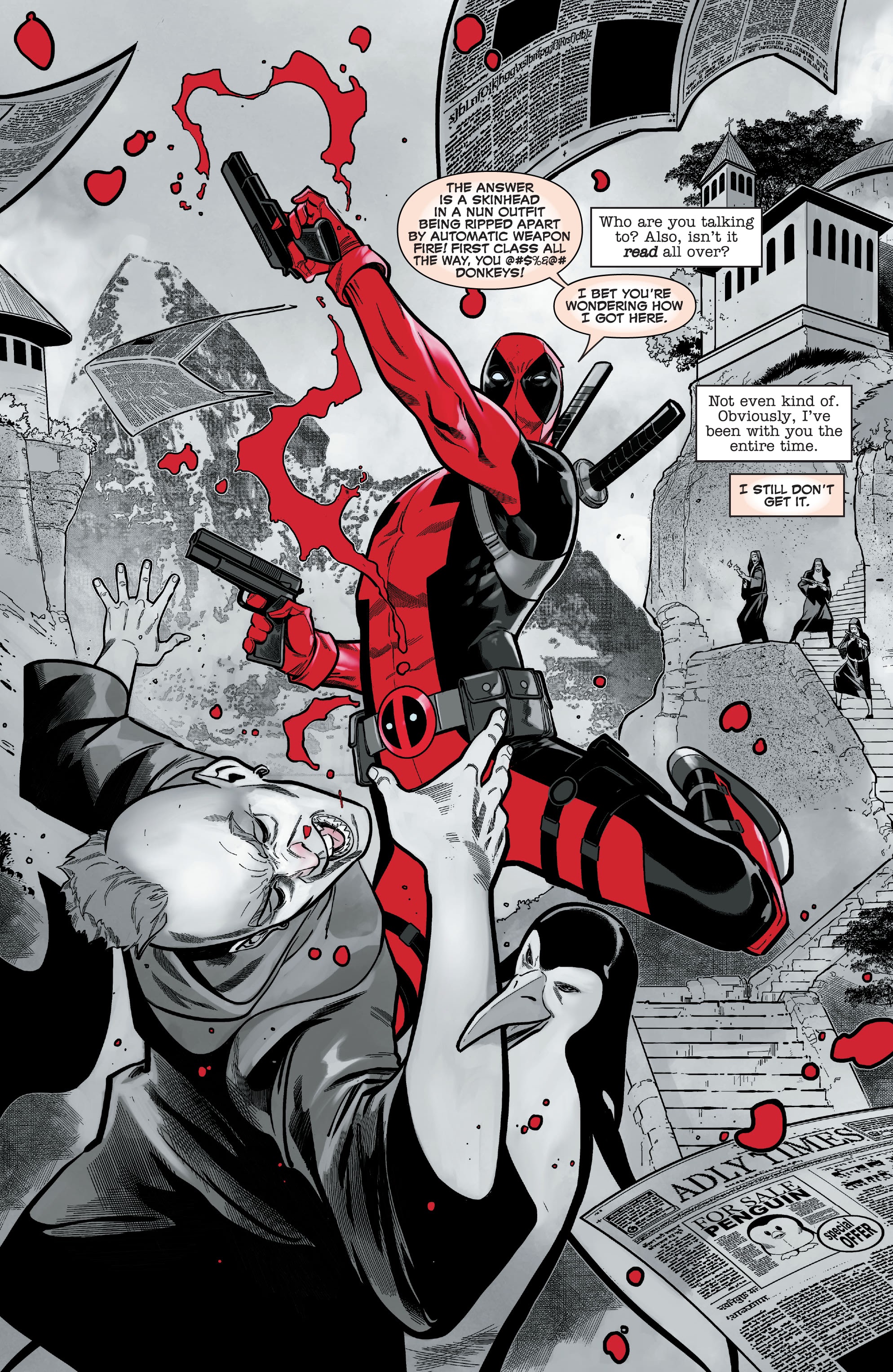 Read online Deadpool: Black, White & Blood comic -  Issue #3 - 4