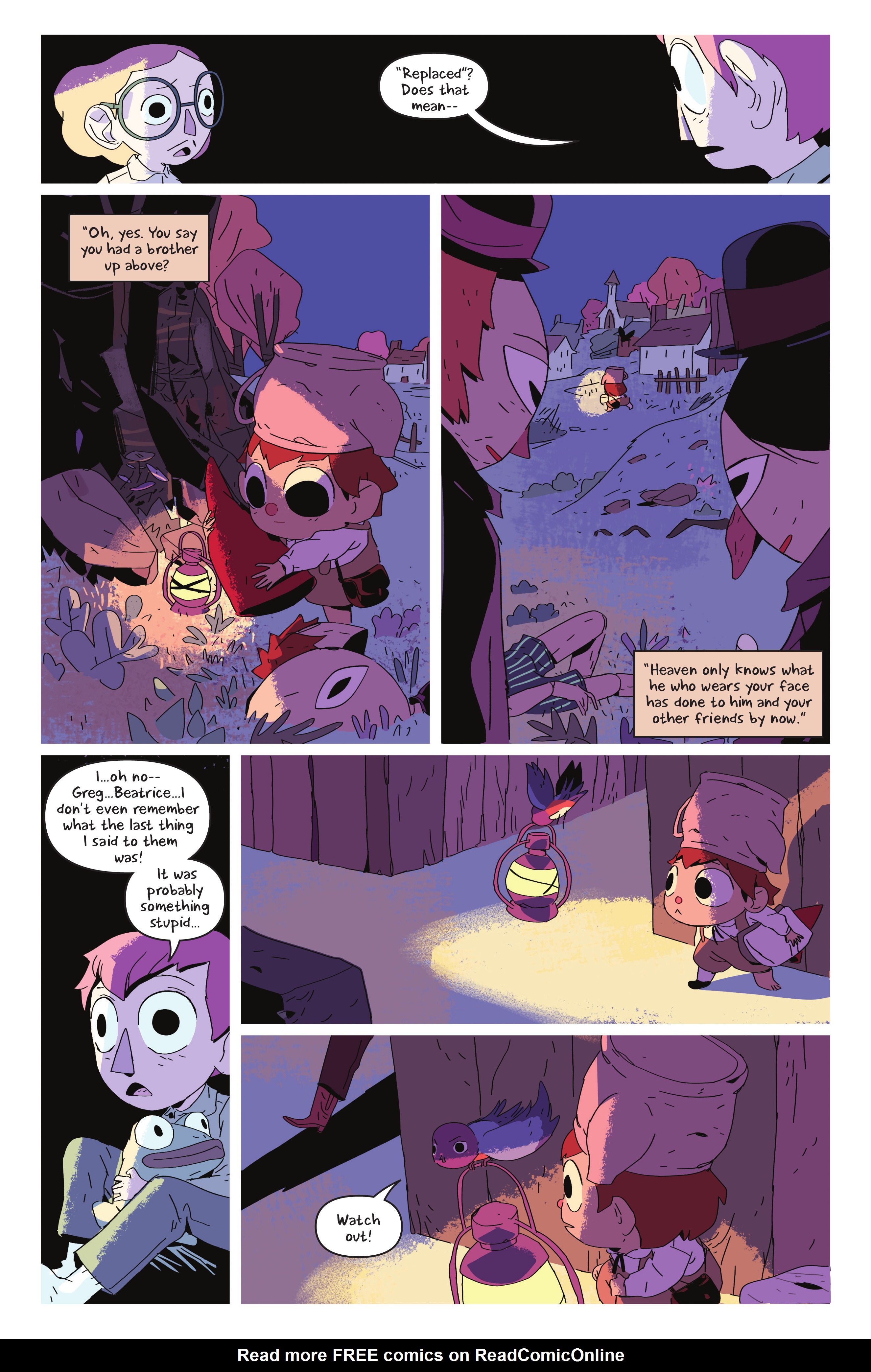 Read online Over the Garden Wall: Hollow Town comic -  Issue # TPB - 92
