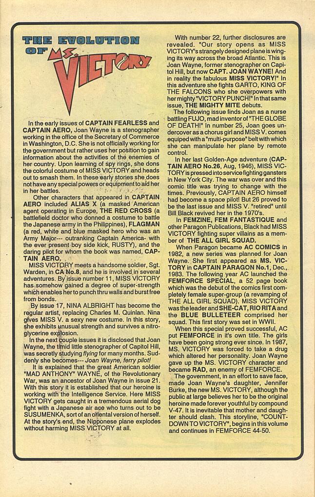 Read online Miss Victory Golden Anniversary Special comic -  Issue # Full - 52