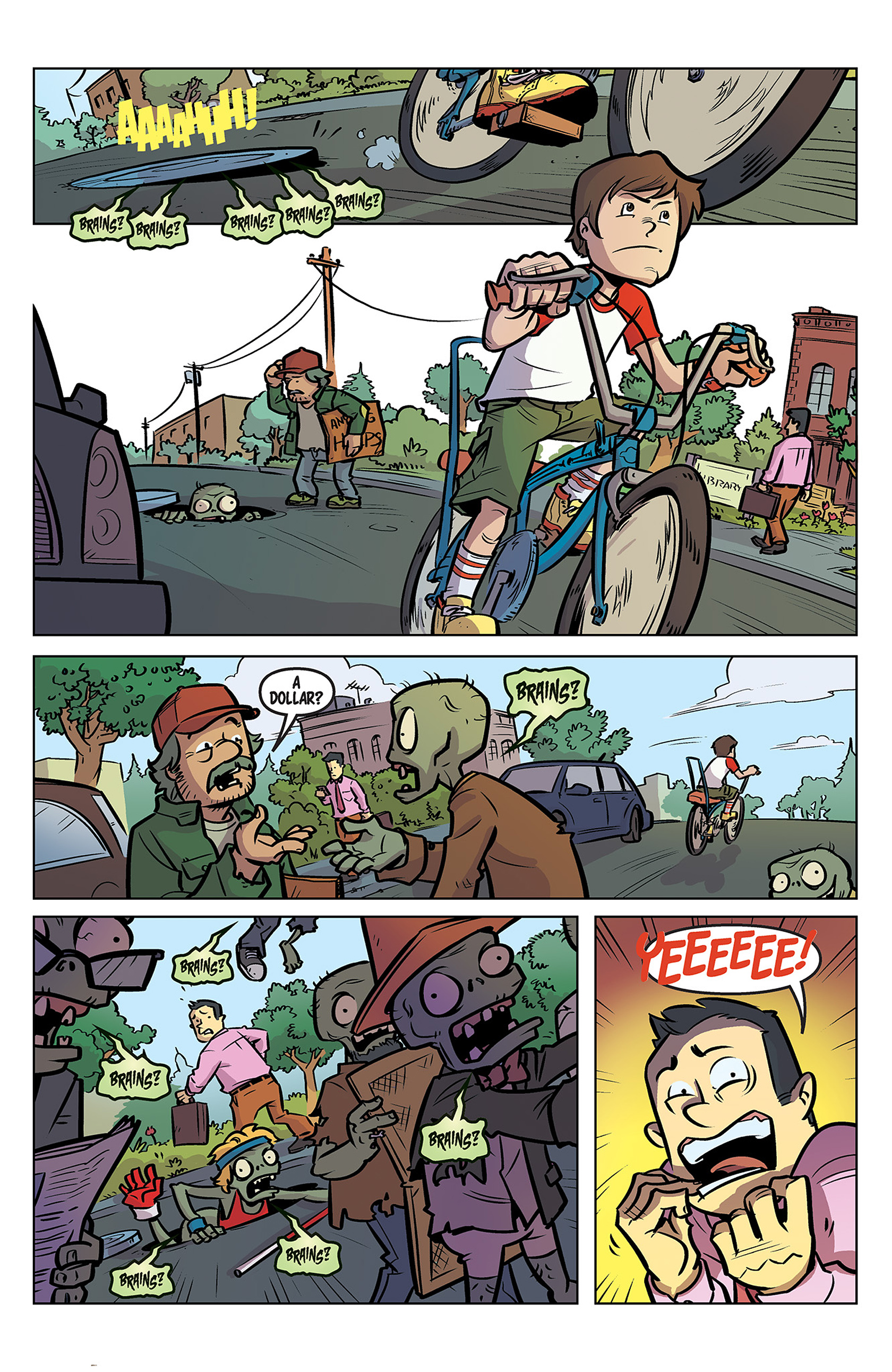 Read online Plants vs. Zombies: Lawnmageddon comic -  Issue #1 - 4