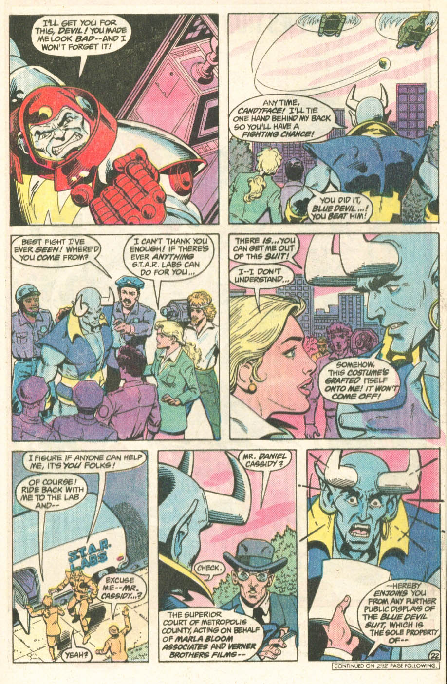 Read online Blue Devil comic -  Issue #2 - 23