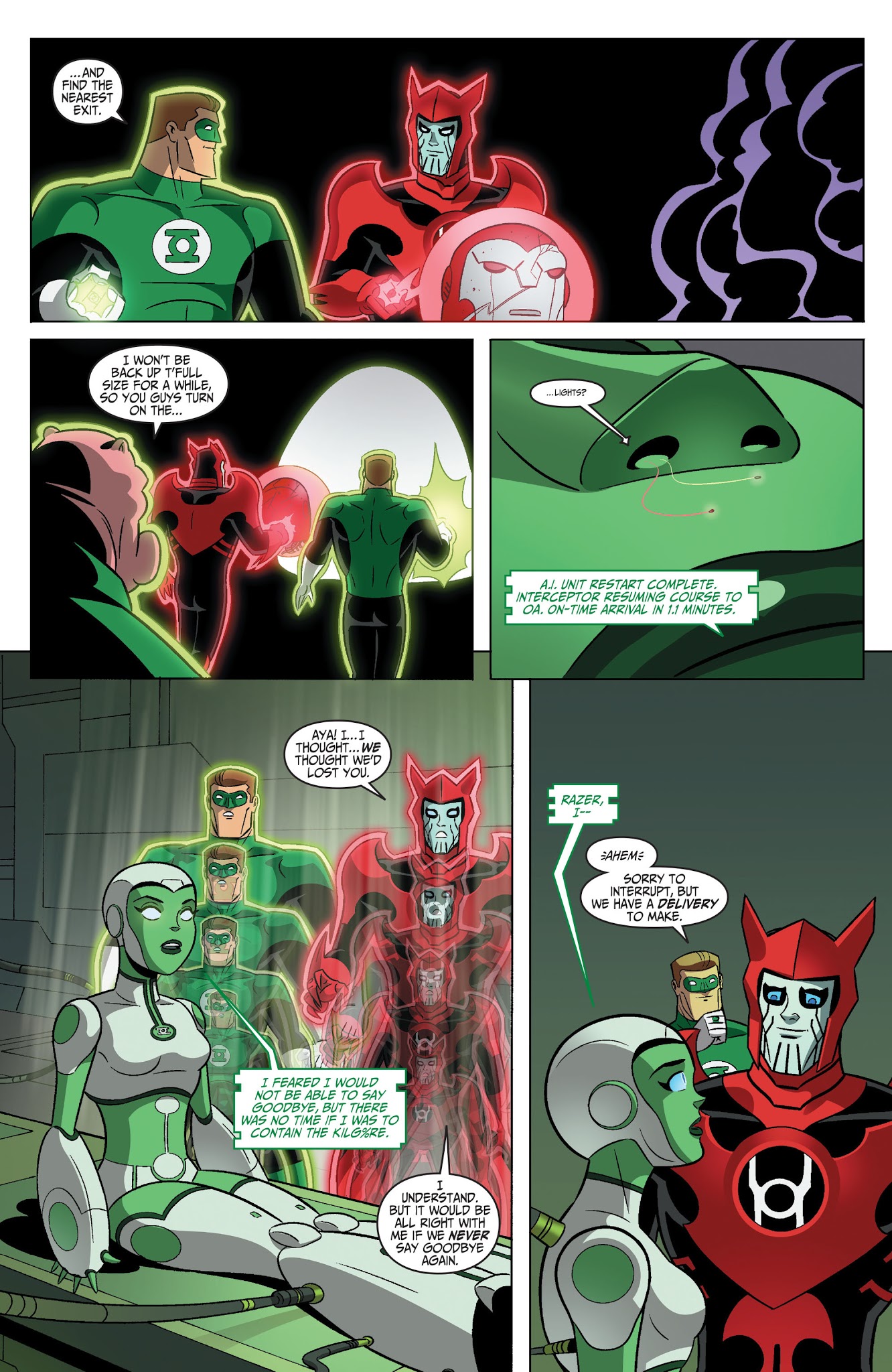 Read online Green Lantern: The Animated Series comic -  Issue #14 - 20