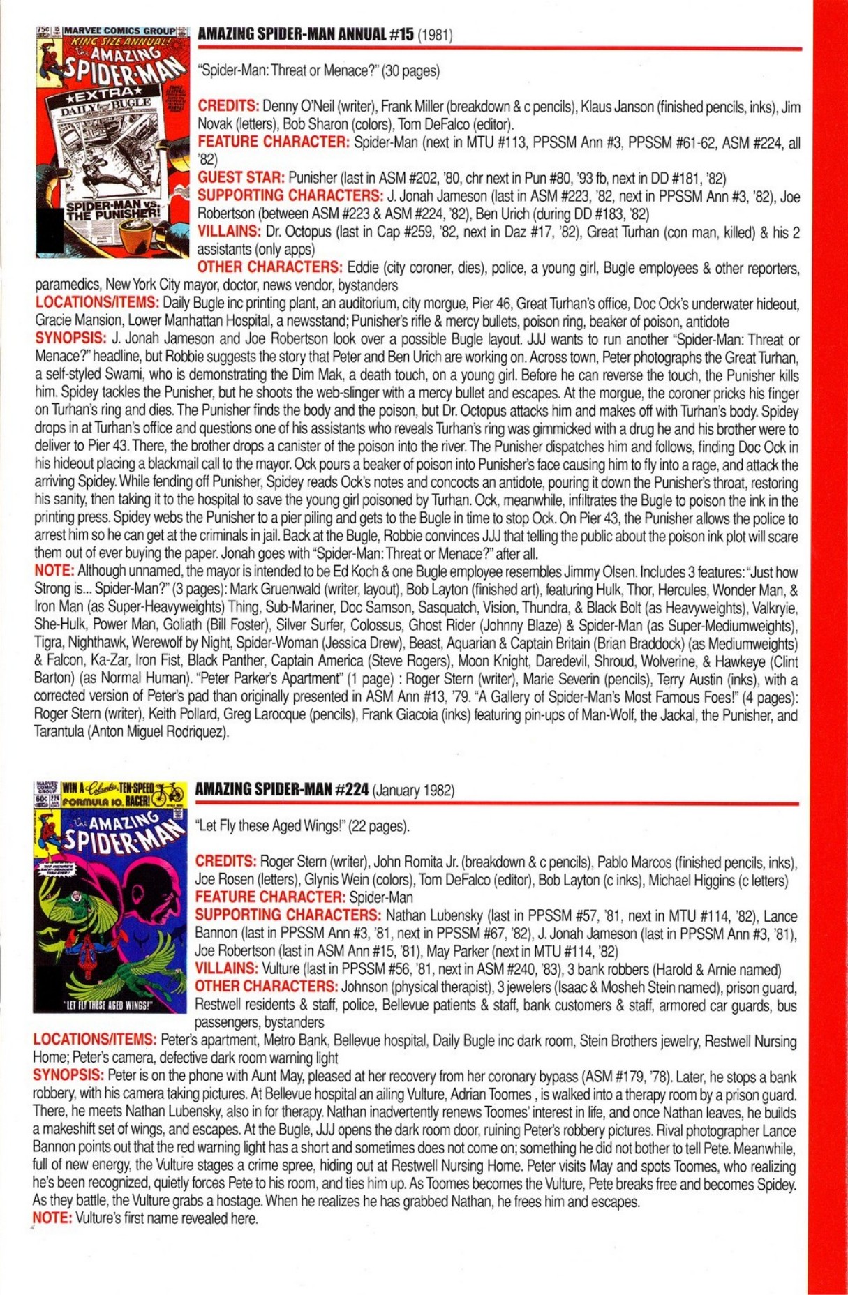 Read online Official Index to the Marvel Universe comic -  Issue #5 - 15
