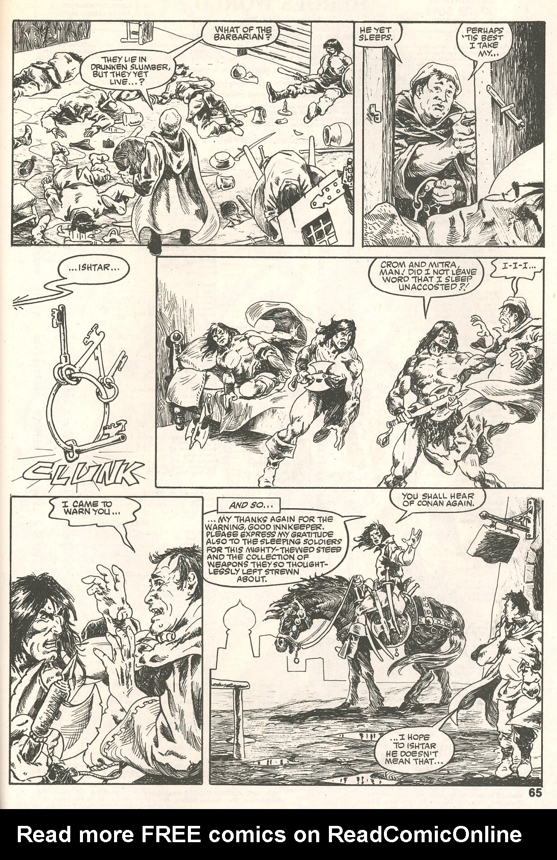 Read online The Savage Sword Of Conan comic -  Issue #109 - 67