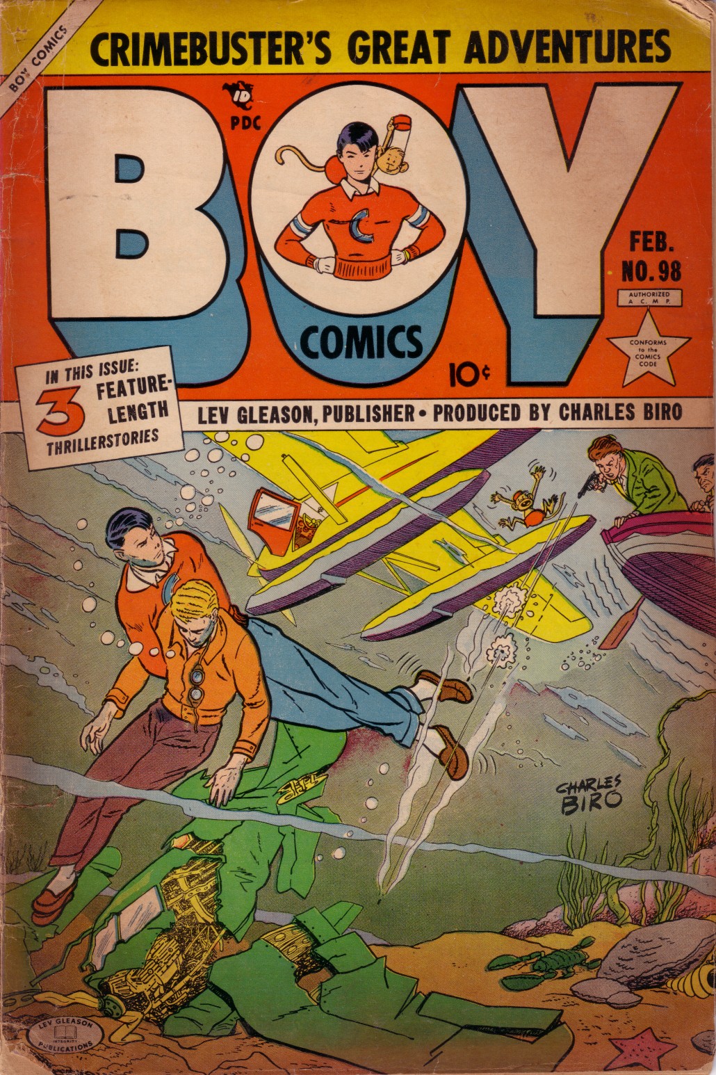 Read online Boy Comics comic -  Issue #98 - 1