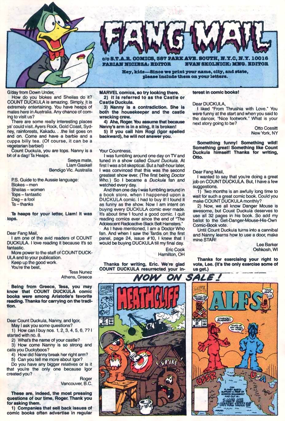 Read online Count Duckula comic -  Issue #13 - 15