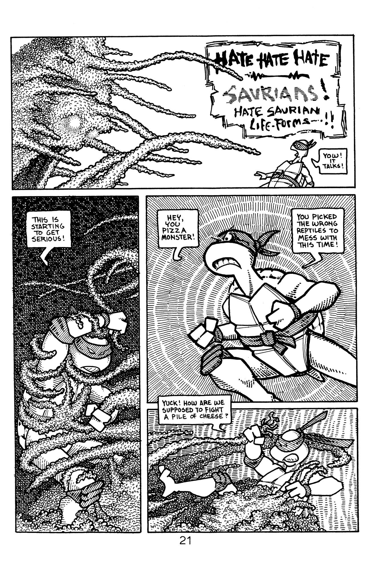 Read online The Haunted Pizza Teenage Mutant Ninja Turtles Special comic -  Issue # Full - 23