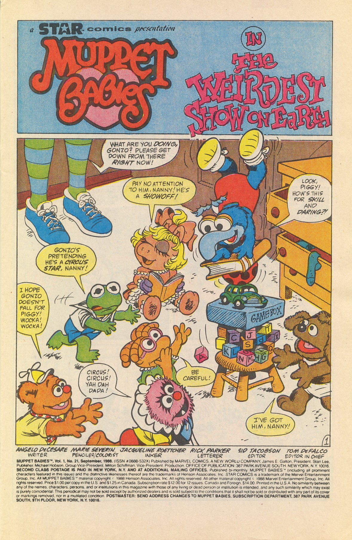 Read online Muppet Babies comic -  Issue #21 - 3