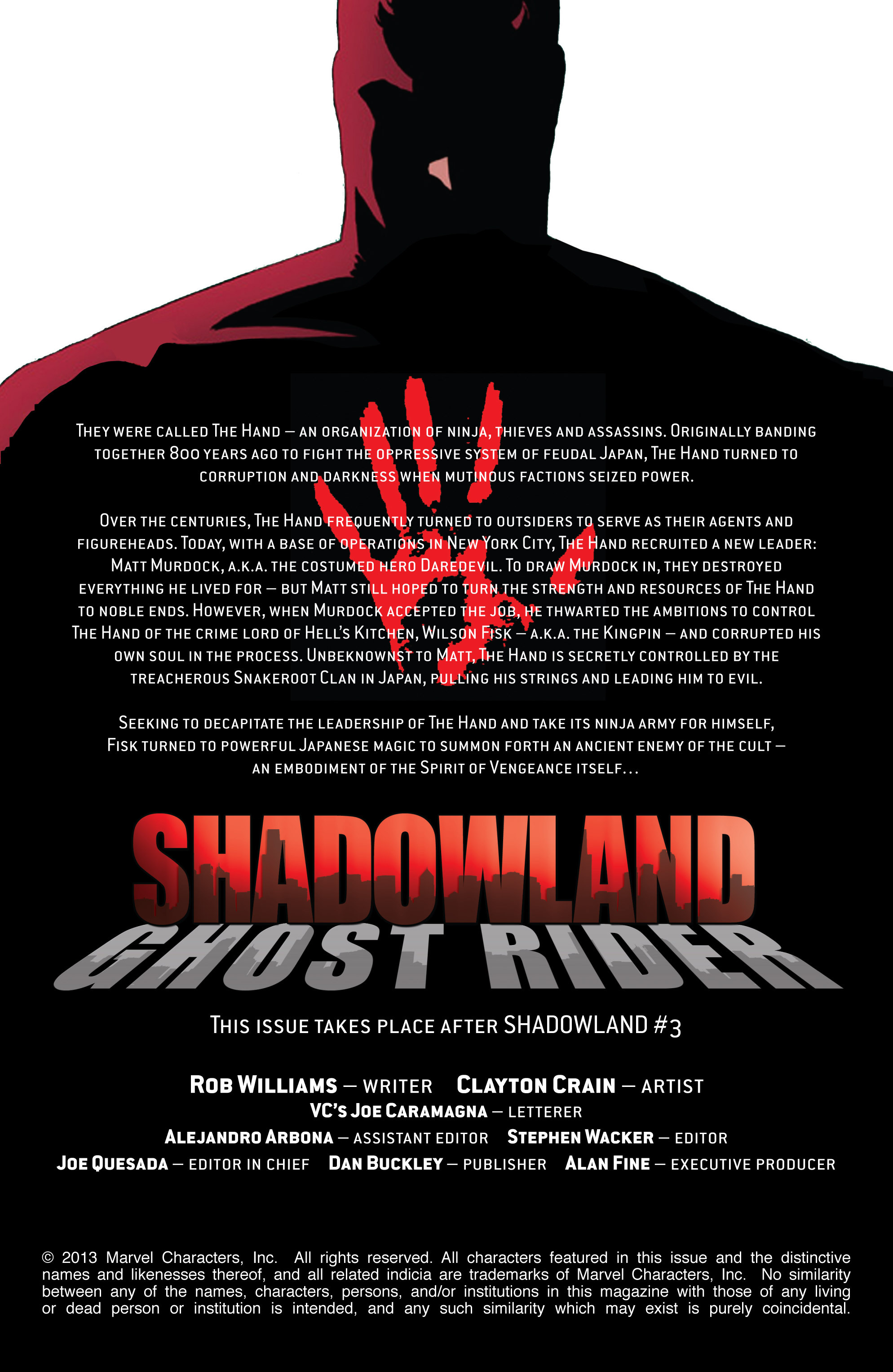 Read online Shadowland: Ghost Rider comic -  Issue # Full - 2