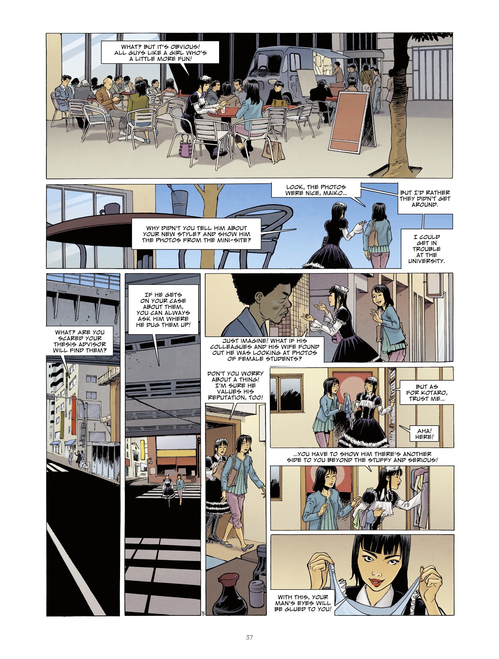 Read online Otaku Blue comic -  Issue #1 - 37
