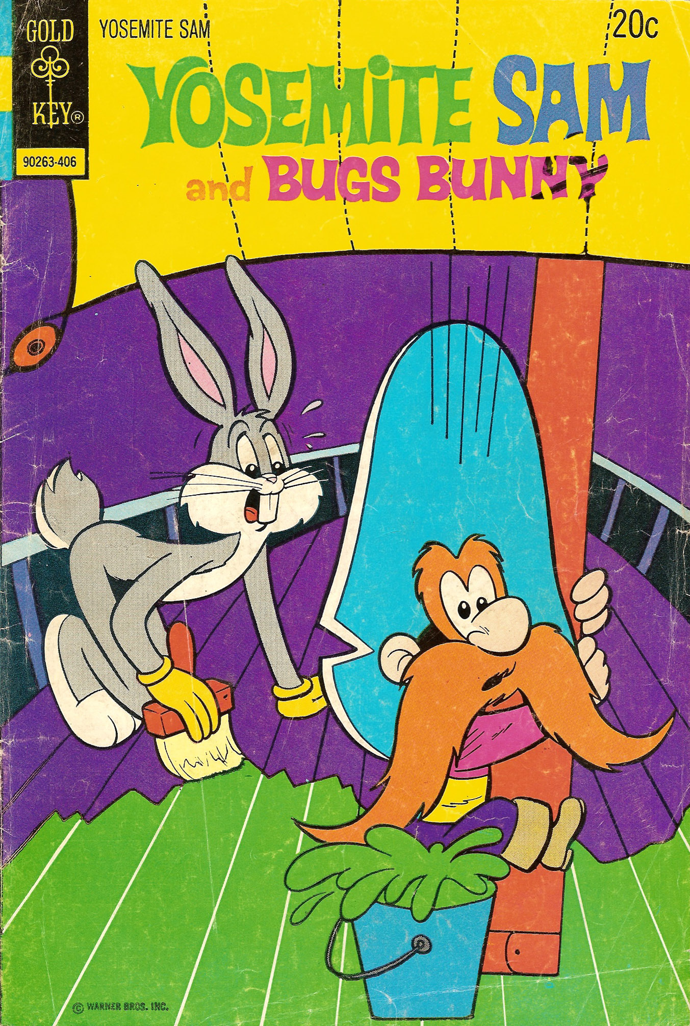 Read online Yosemite Sam and Bugs Bunny comic -  Issue #21 - 1