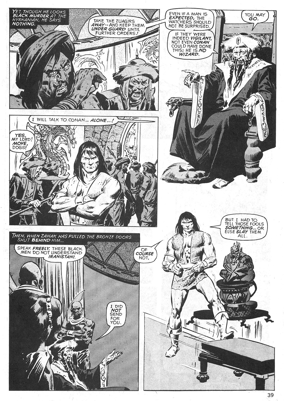 Read online The Savage Sword Of Conan comic -  Issue #31 - 39