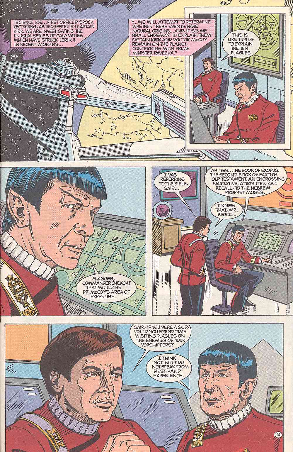 Read online Star Trek (1989) comic -  Issue #20 - 22