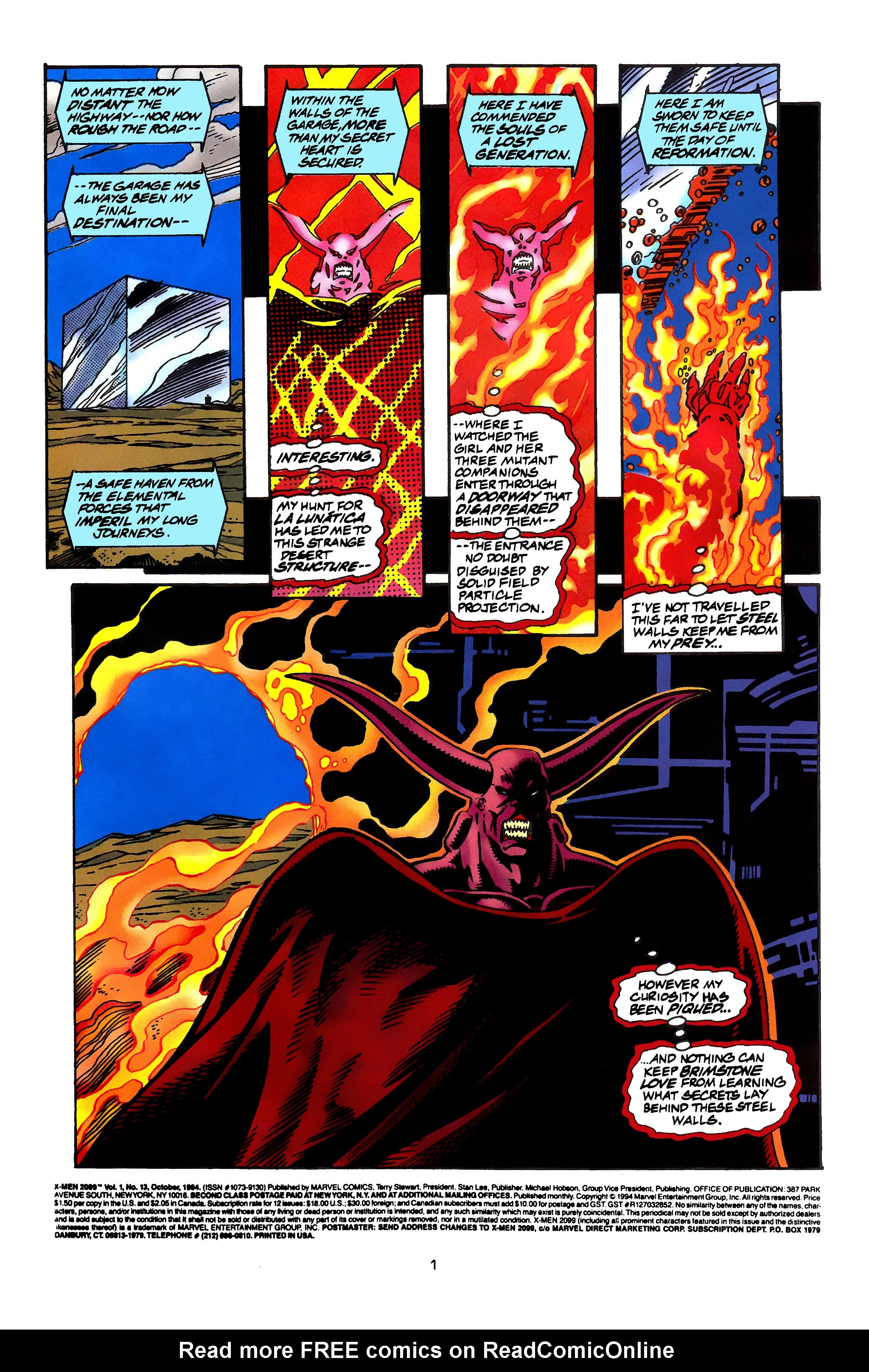 Read online X-Men 2099 comic -  Issue #13 - 2