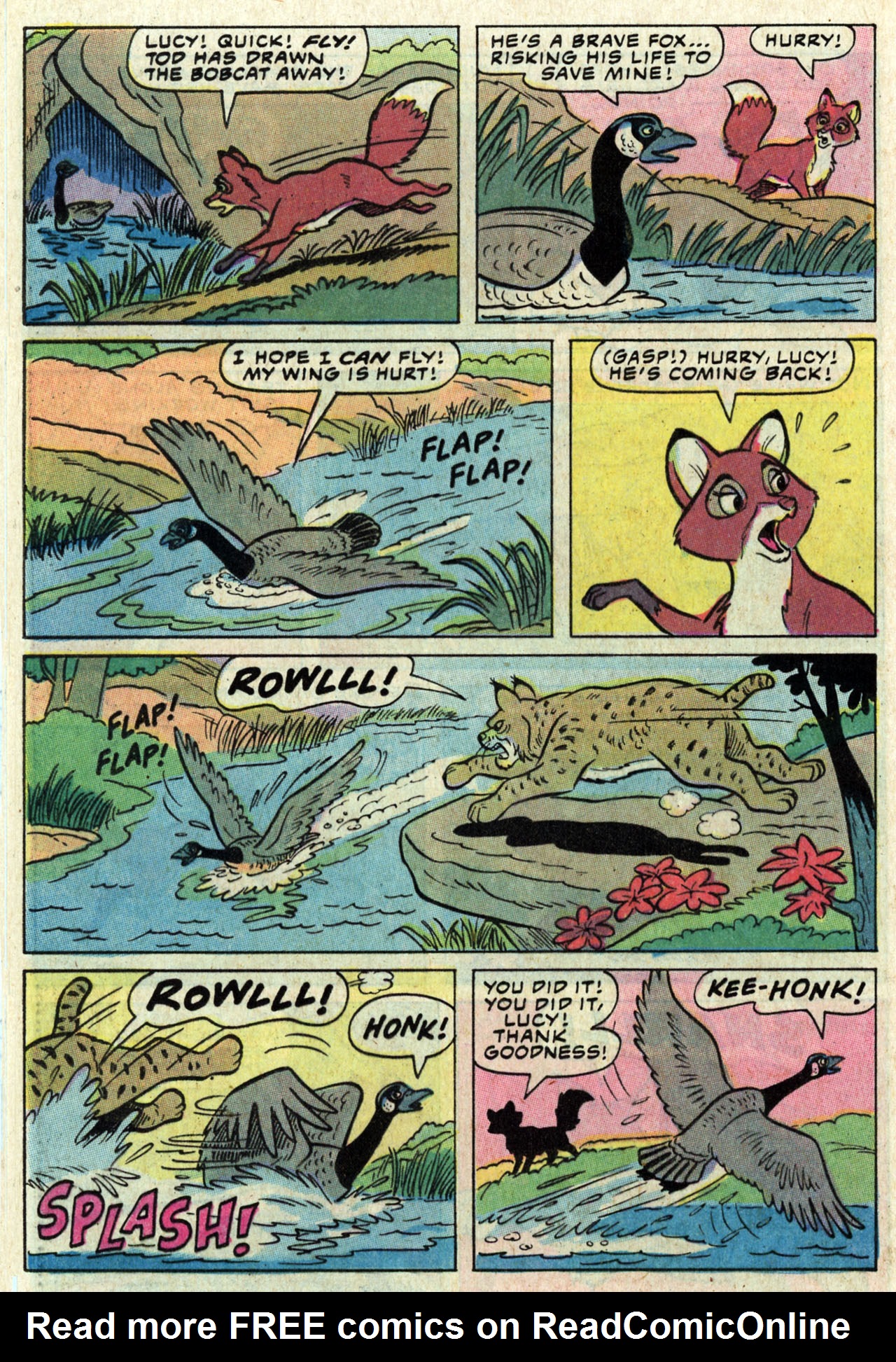 Read online Walt Disney Productions' The Fox and the Hound comic -  Issue #3 - 24
