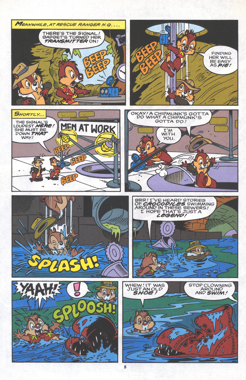 Read online Disney's Chip 'N Dale Rescue Rangers comic -  Issue #14 - 8