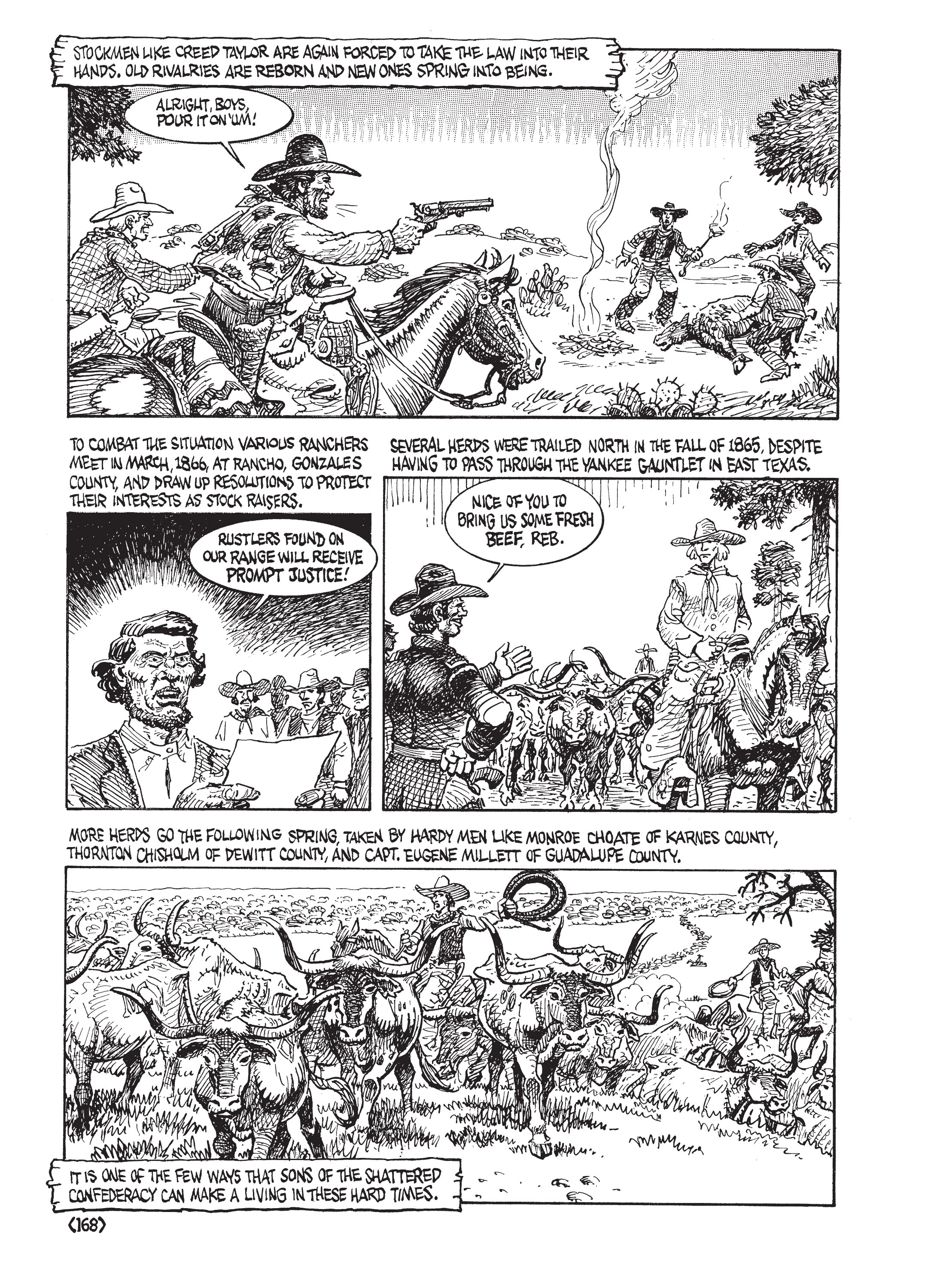 Read online Jack Jackson's American History: Los Tejanos and Lost Cause comic -  Issue # TPB (Part 2) - 67