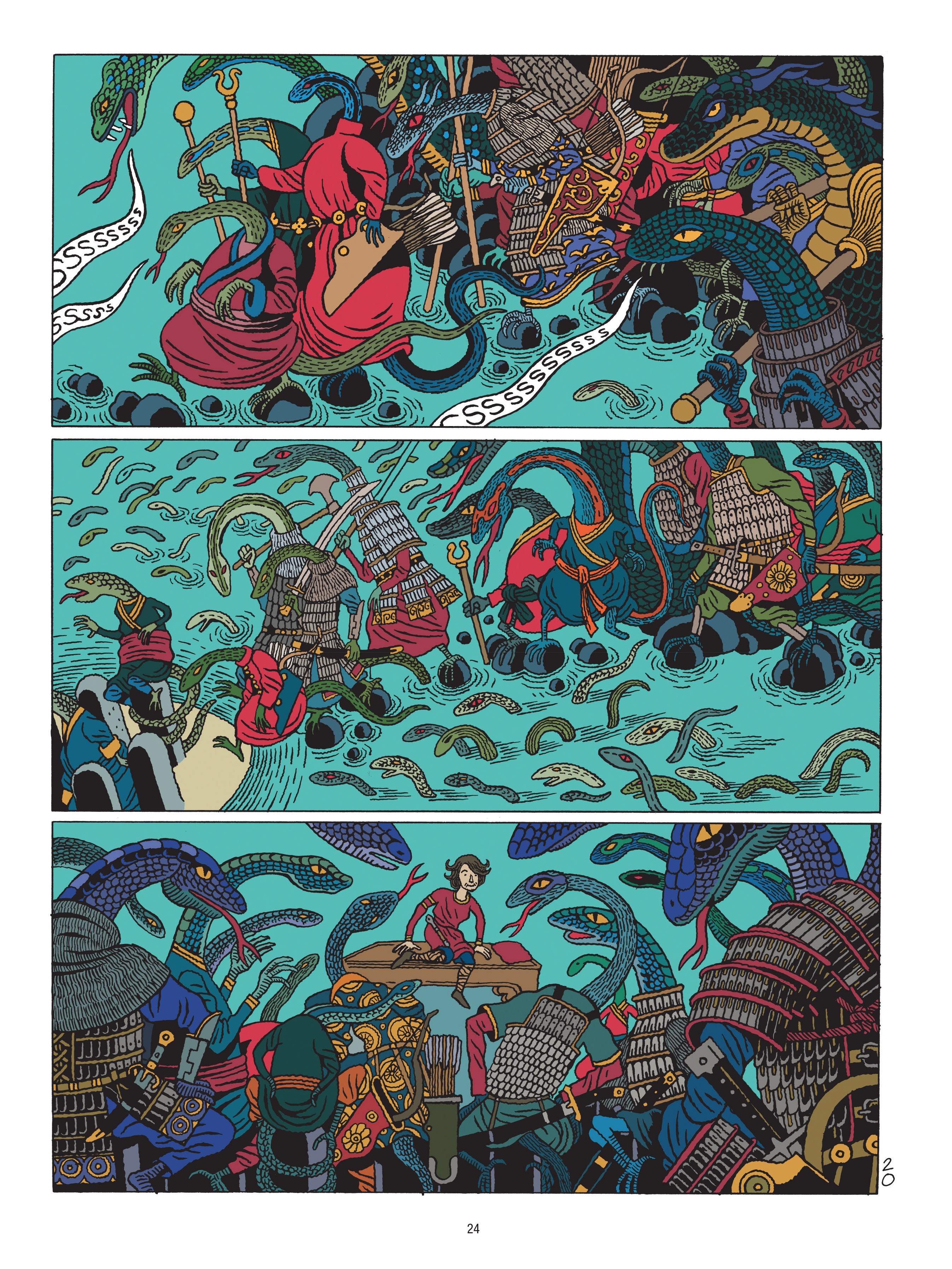 Read online A Tale of a Thousand and One Nights: HASIB & the Queen of Serpents comic -  Issue # TPB - 24