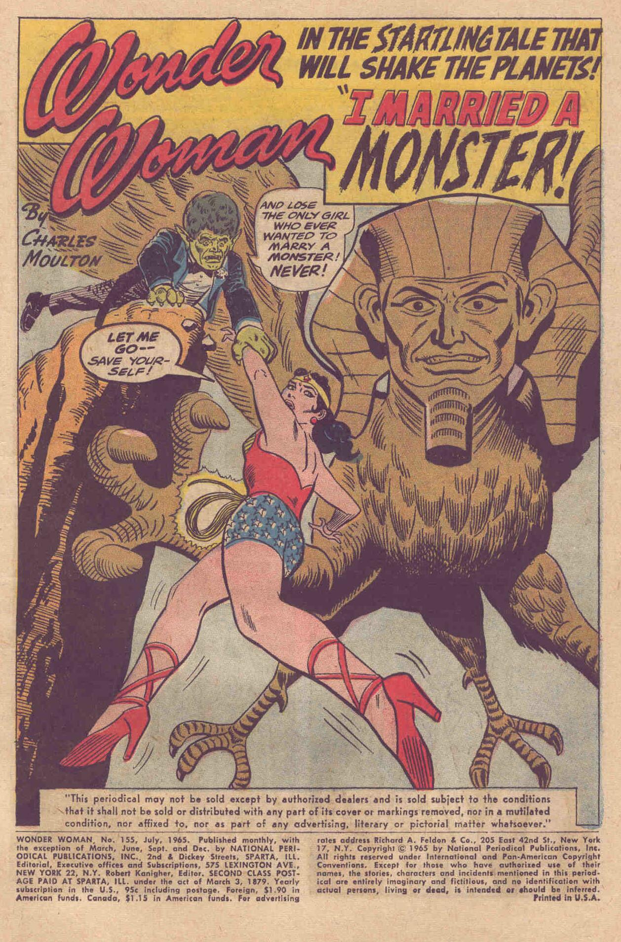 Read online Wonder Woman (1942) comic -  Issue #155 - 3