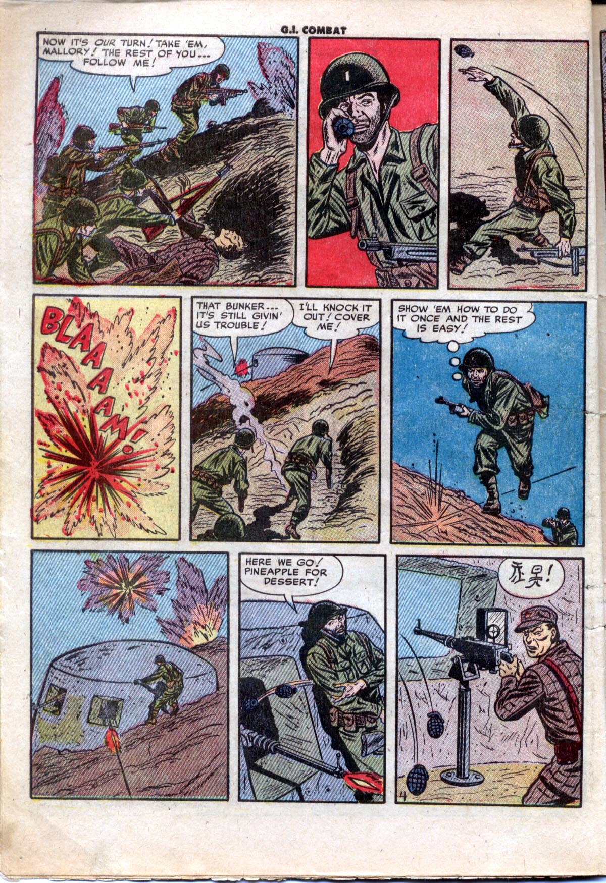 Read online G.I. Combat (1952) comic -  Issue #1 - 6