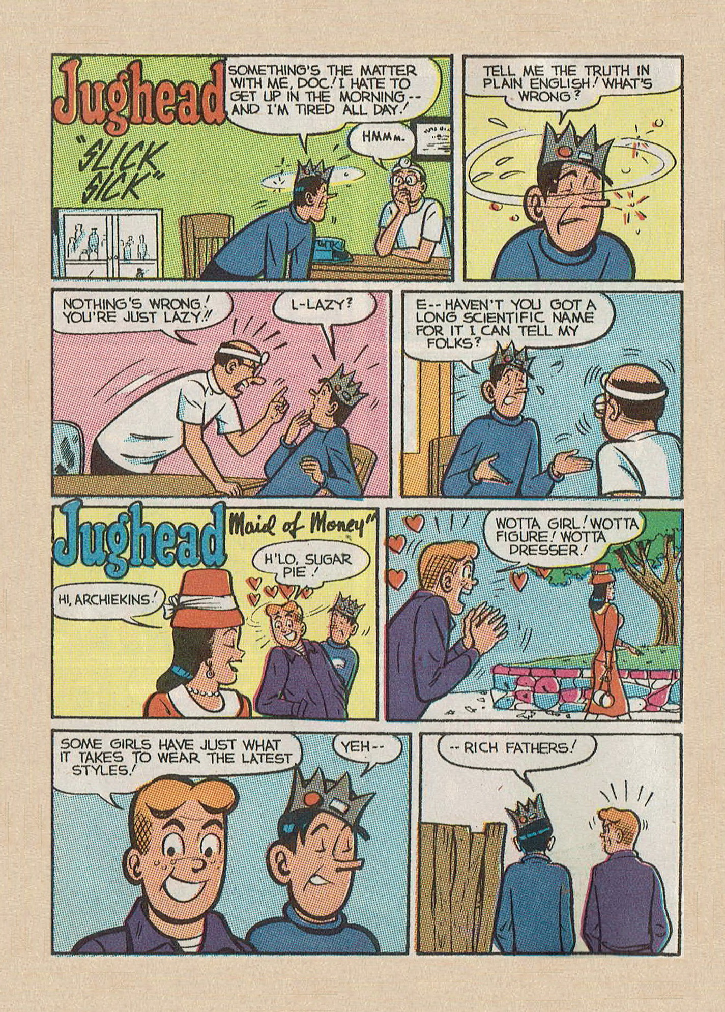 Read online Jughead Jones Comics Digest comic -  Issue #63 - 54