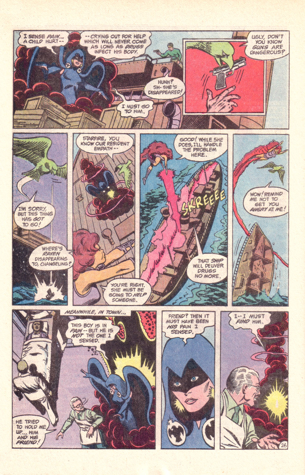 Read online The New Teen Titans (Drug Awareness Specials) comic -  Issue #1 - 28