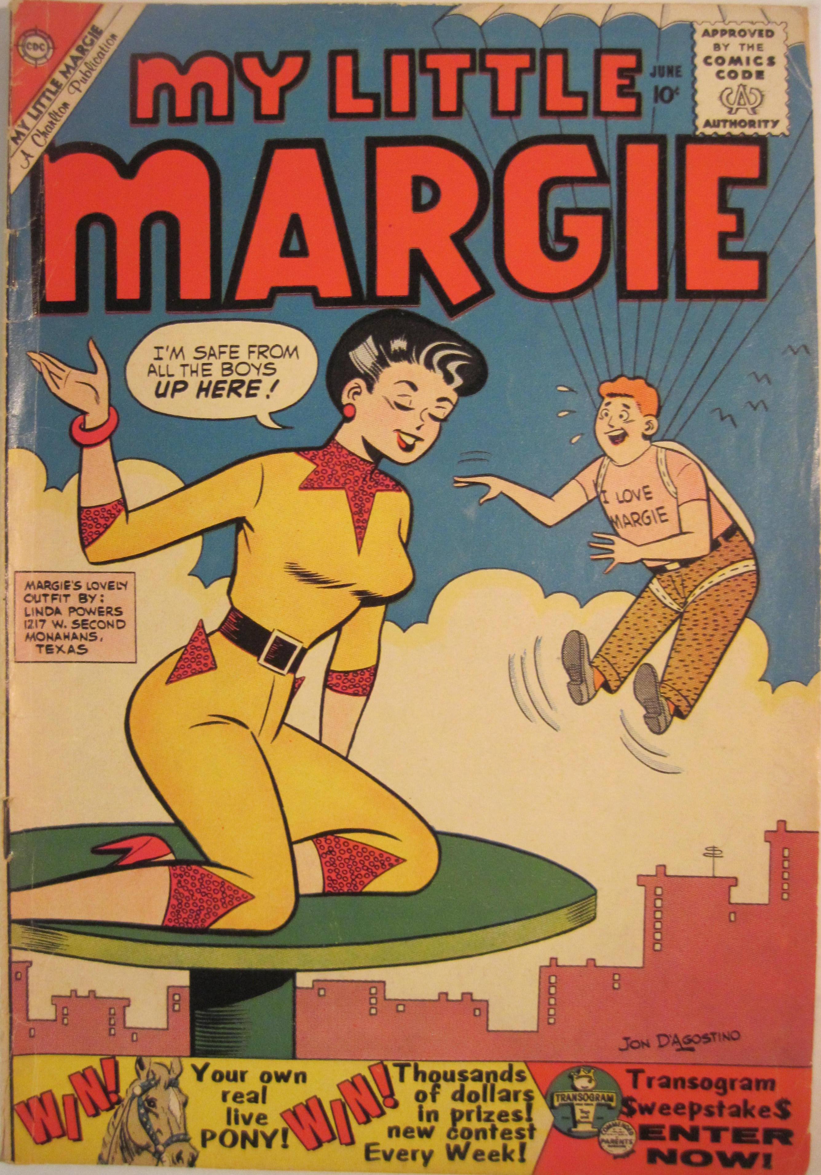 Read online My Little Margie (1954) comic -  Issue #30 - 1