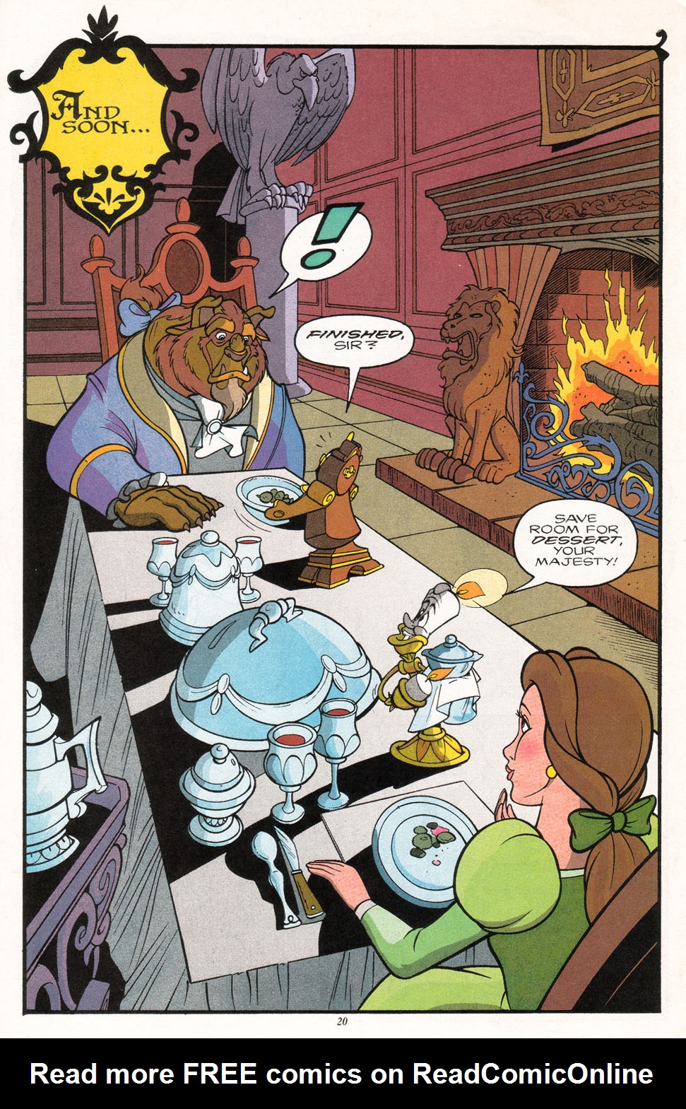 Read online Disney's Beauty and the Beast comic -  Issue #13 - 22