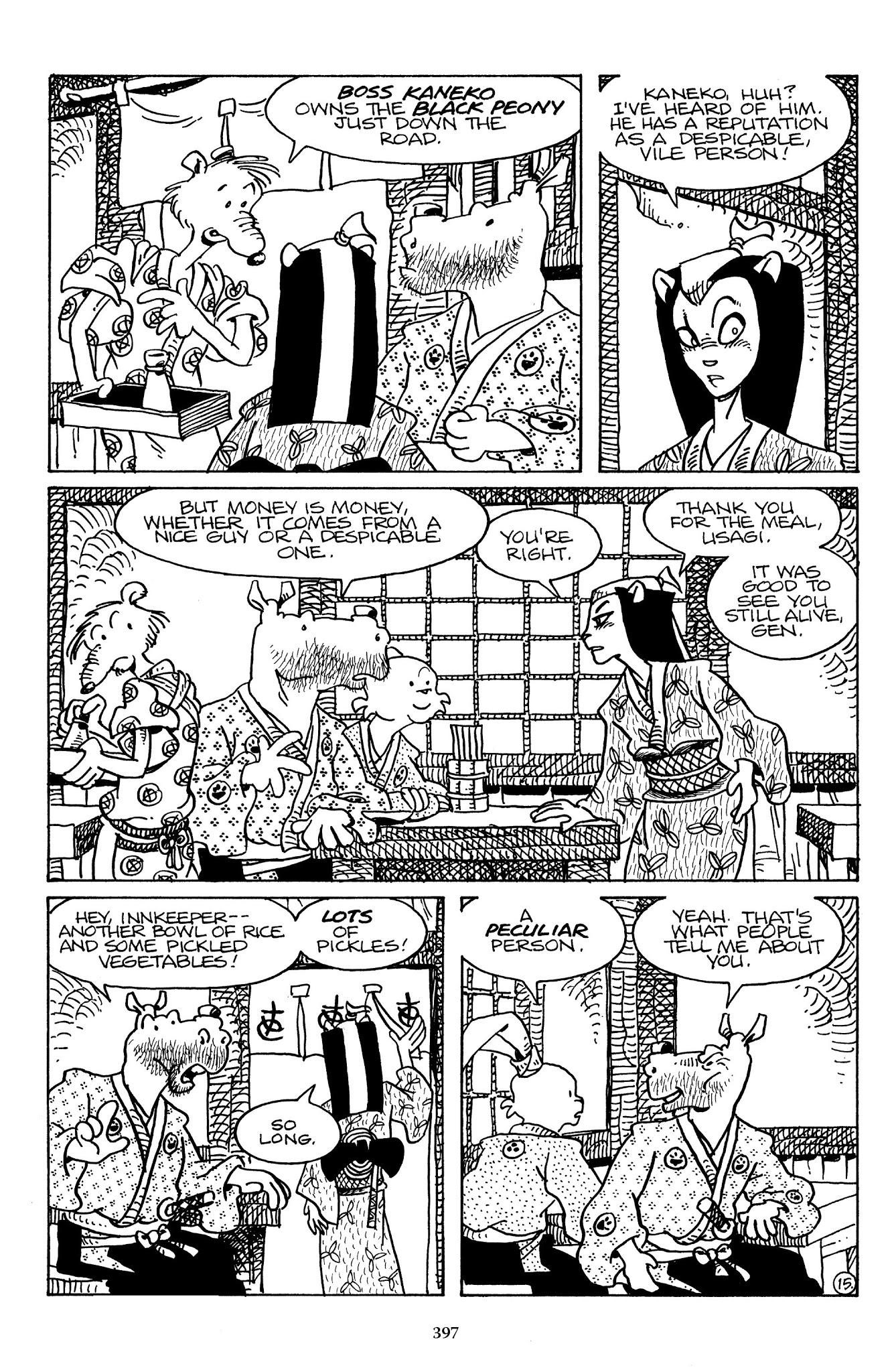 Read online The Usagi Yojimbo Saga comic -  Issue # TPB 6 - 395