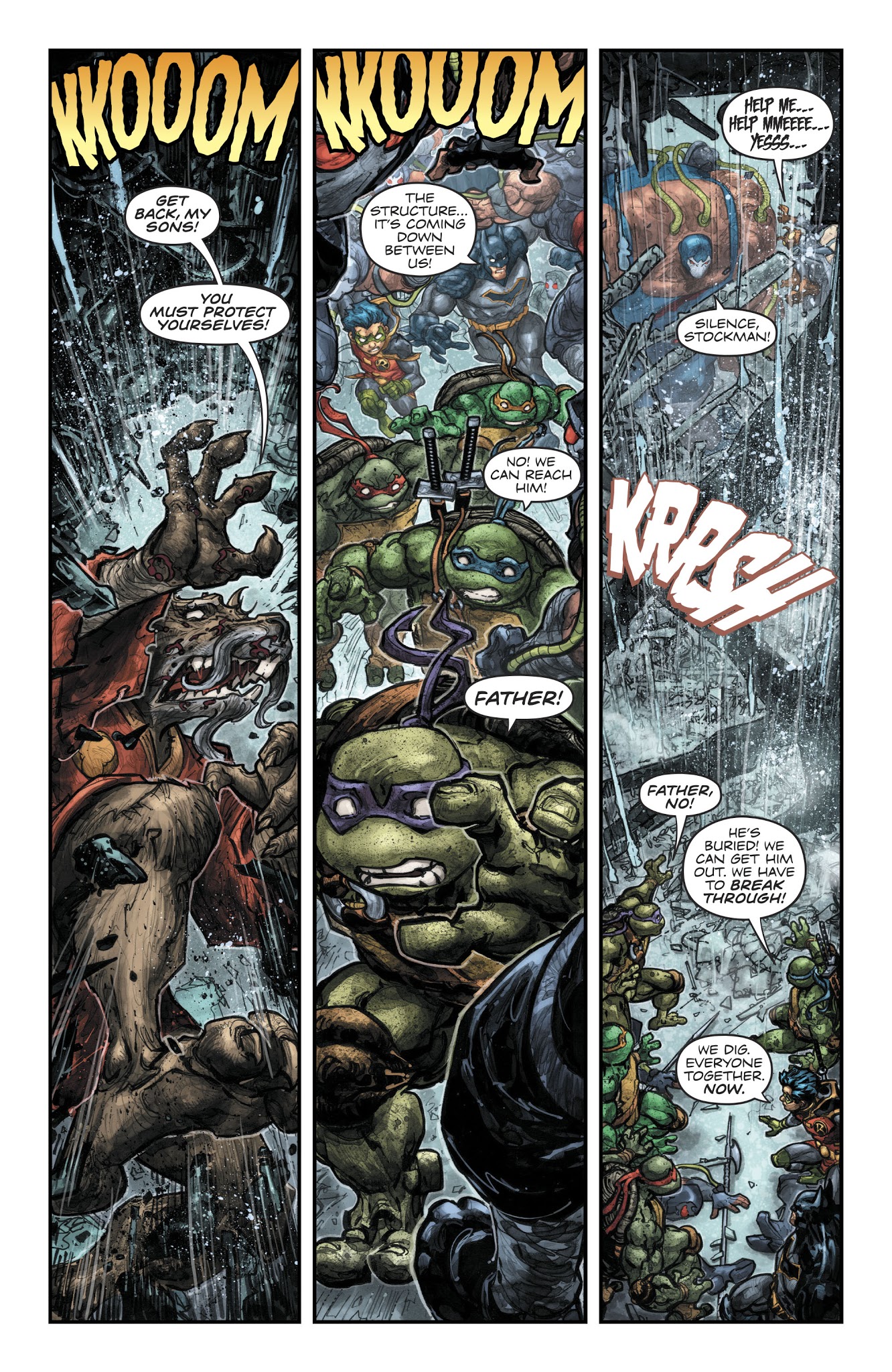Read online Batman/Teenage Mutant Ninja Turtles II comic -  Issue #4 - 12