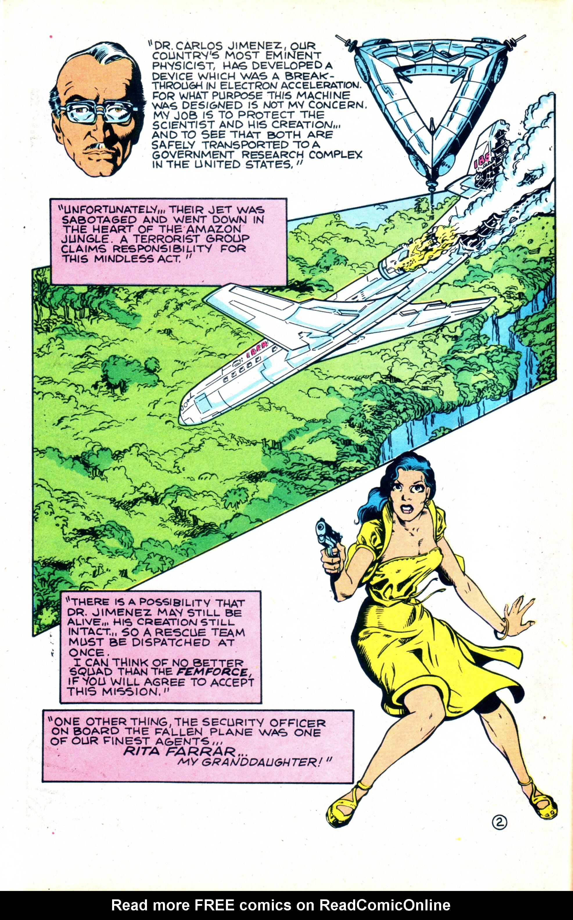 Read online Femforce comic -  Issue #1 - 4